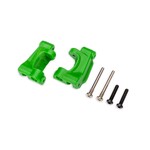 Traxxas TRA9136X-GRN Traxxas Slash 2WD Caster Blocks (C-Hubs) Extreme Heavy Duty Green (Left & Right)/ 3X26Mm Hinge Pins (2)/ 3X15Mm Bcs (2) (For Use With #9180 And 9181 Upgrade Kit)