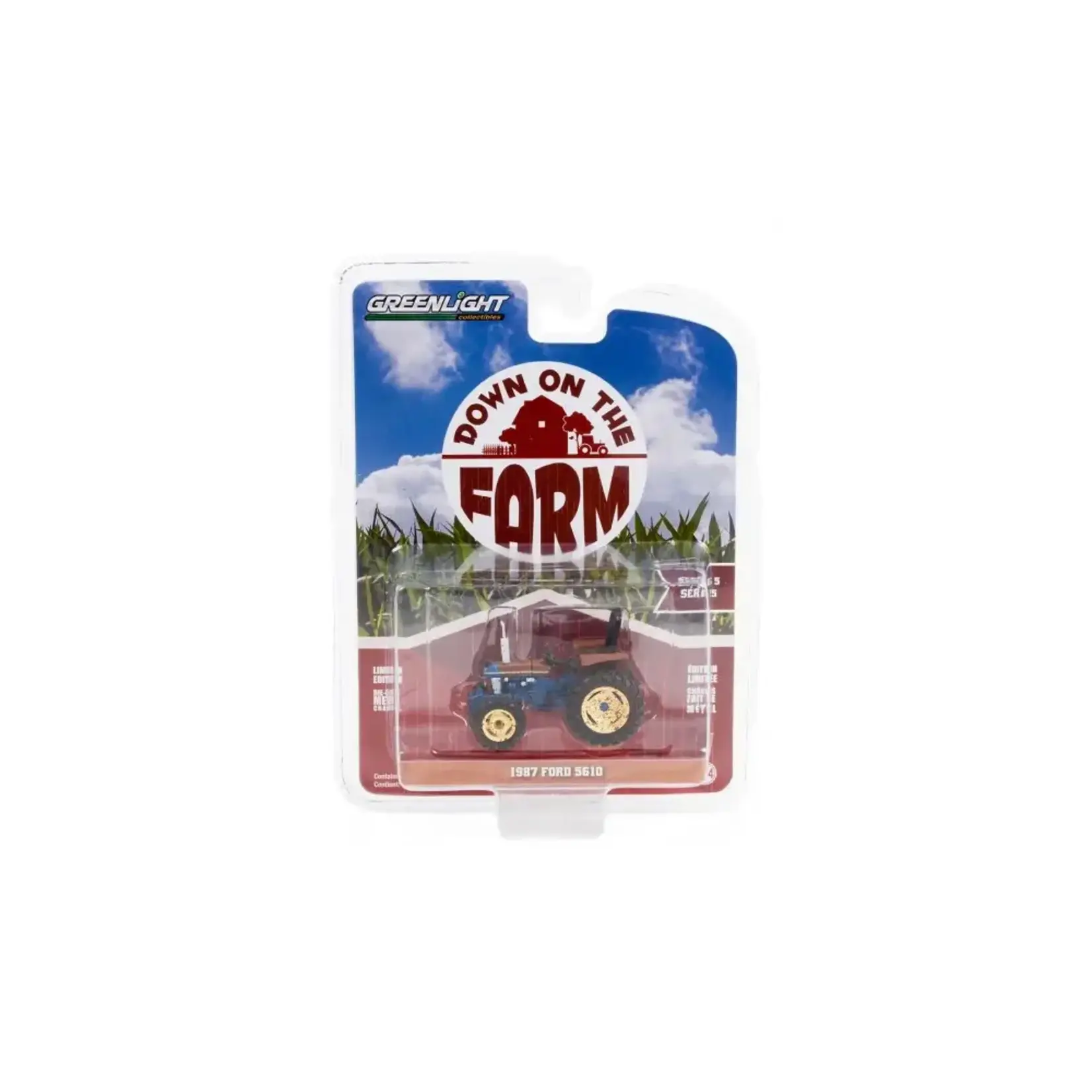 Greenlight GLT48050-D Greenlight 1987 Ford 5610 4-Wheel Drive Weathered Down On The Farm Series 5
