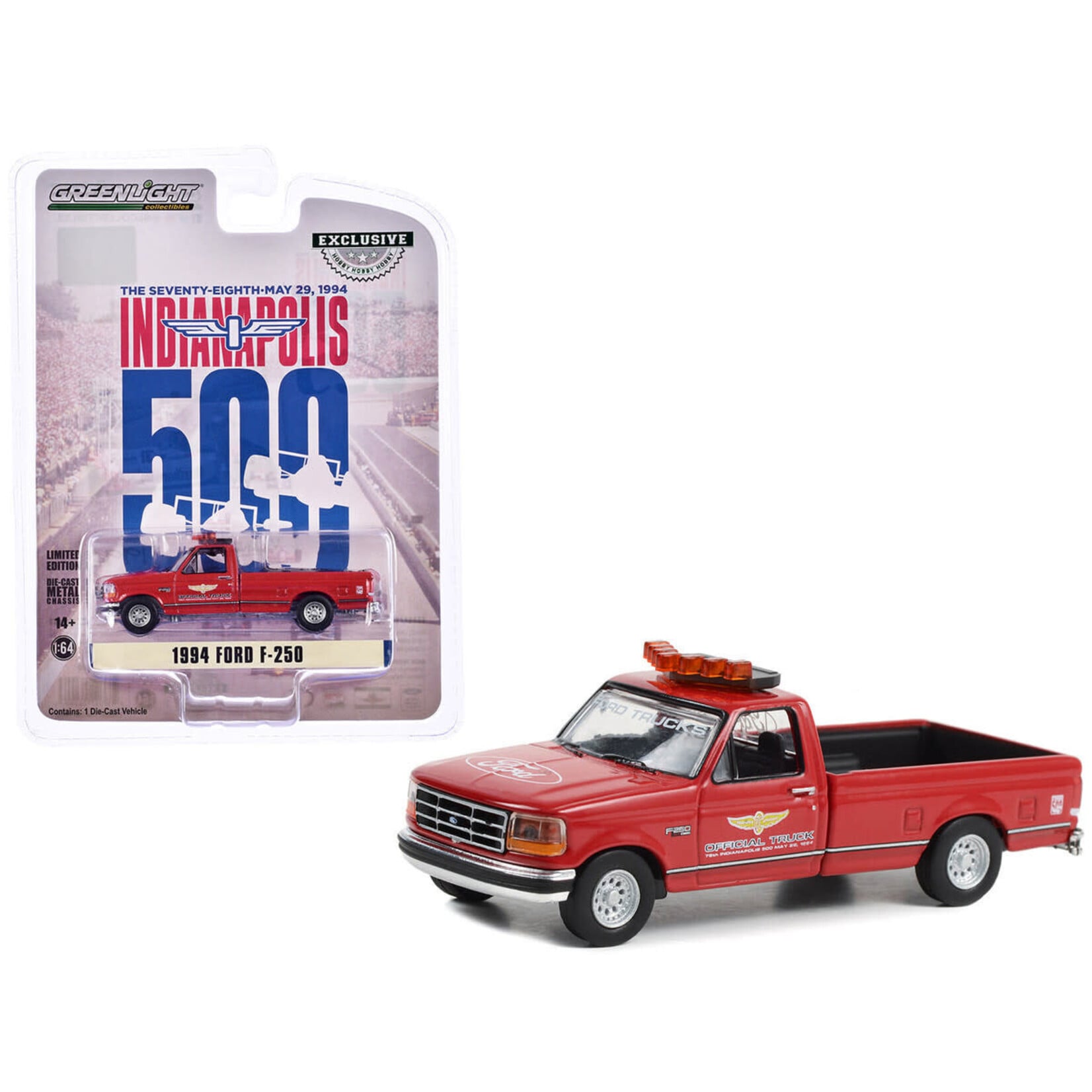 Greenlight GLT30400 Greenlight 1994 Ford F-250  78th Indy 500 Official Truck