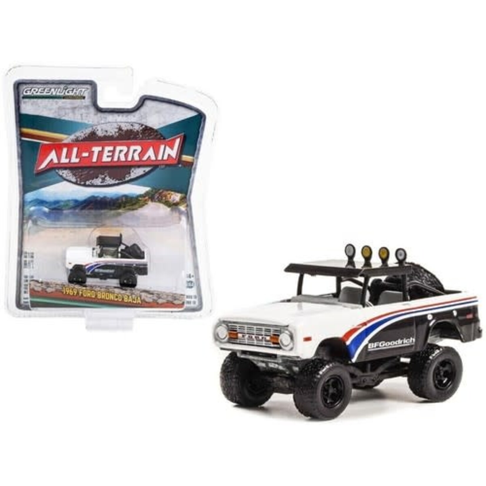 Greenlight GLT35230-A Greenlight 1969 Ford Bronco Baja BFGoodrich All-Terrain Series 13