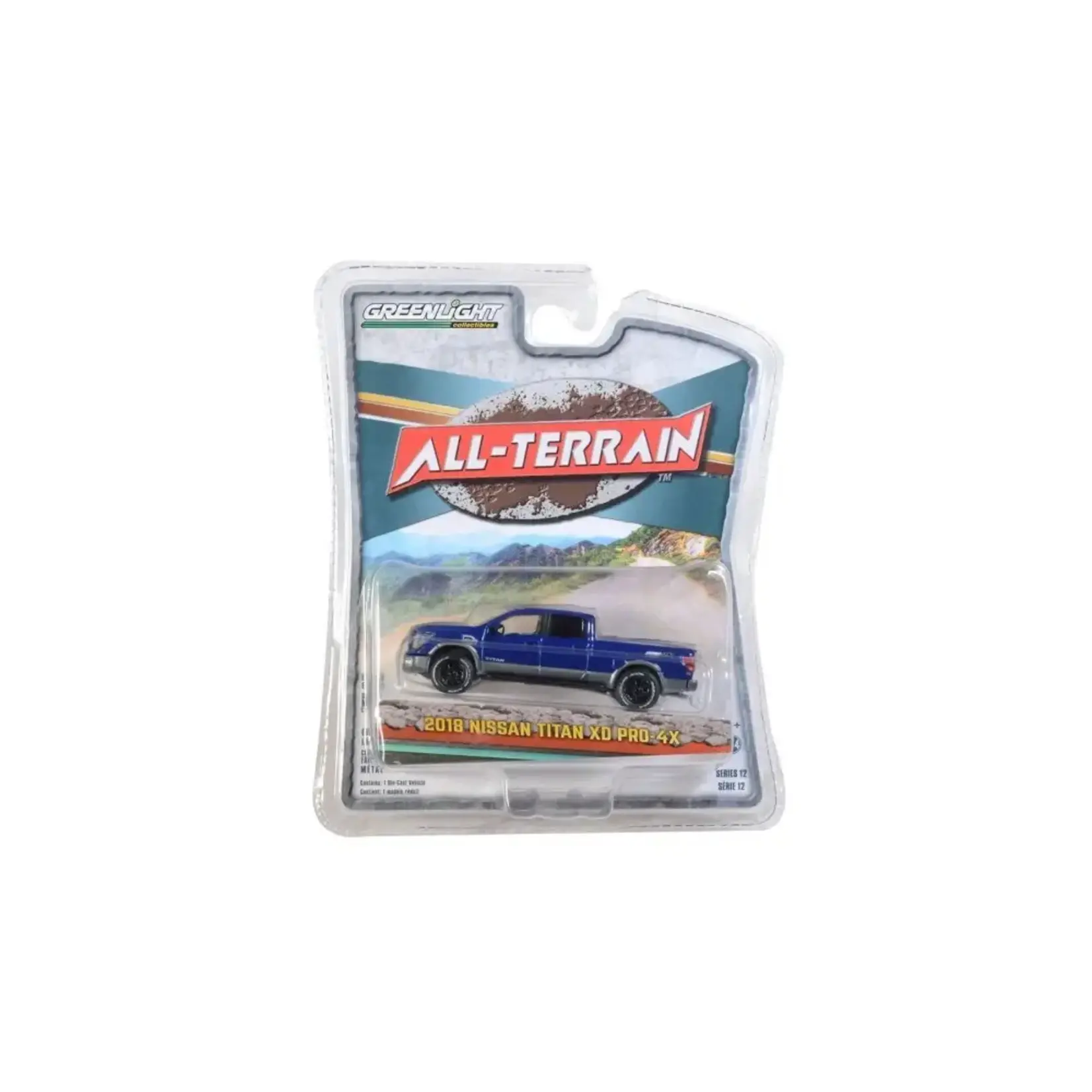 Greenlight GLT35210-C Greenlight 2018 Nissan Titan XD Pro-4X Blue