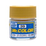 GSI Creos GUZC039 GSI Creos Mr. Hobby C39 Flat Dark Sandy Yellow Acrylic Hobby Paint (10ml)