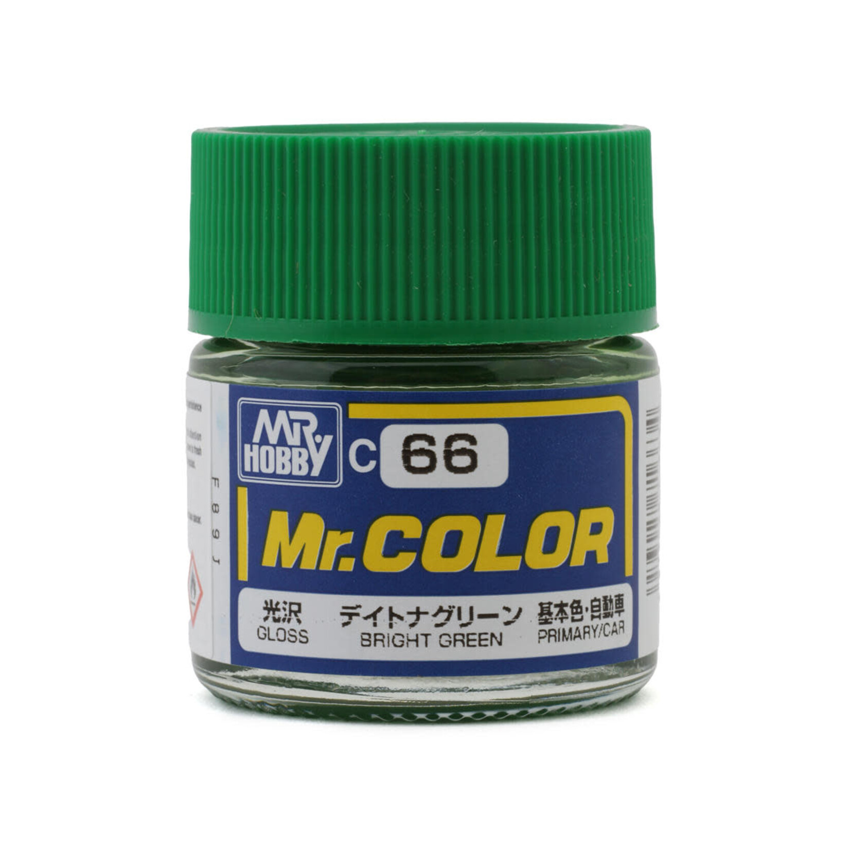 GSI Creos GUZC066 GSI Creos Mr. Hobby C66 Gloss Bright Green Acrylic Hobby Paint (10ml)