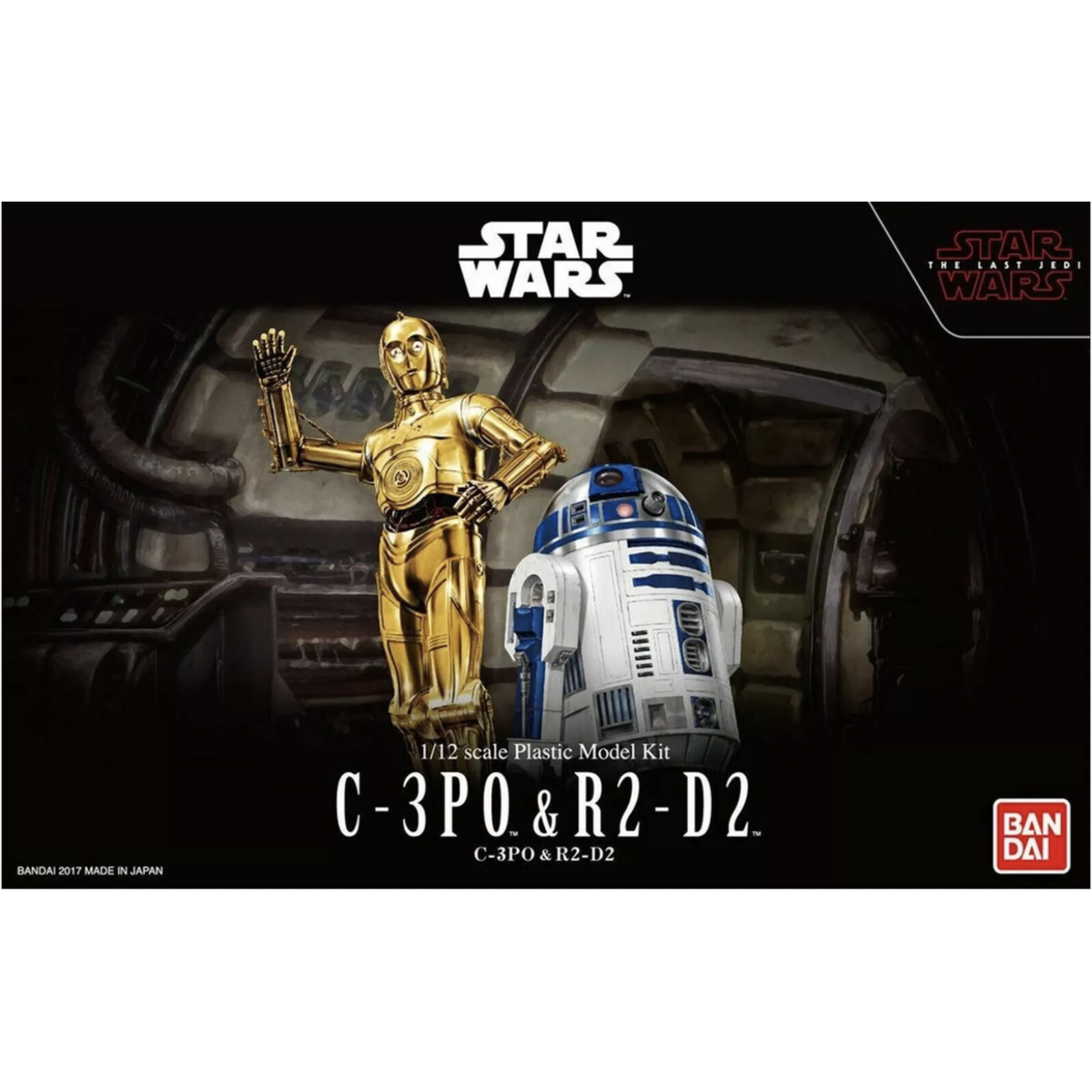 Bandai BAN2393011 Bandai C-3PO & R2-D2 "Star Wars" 1/12