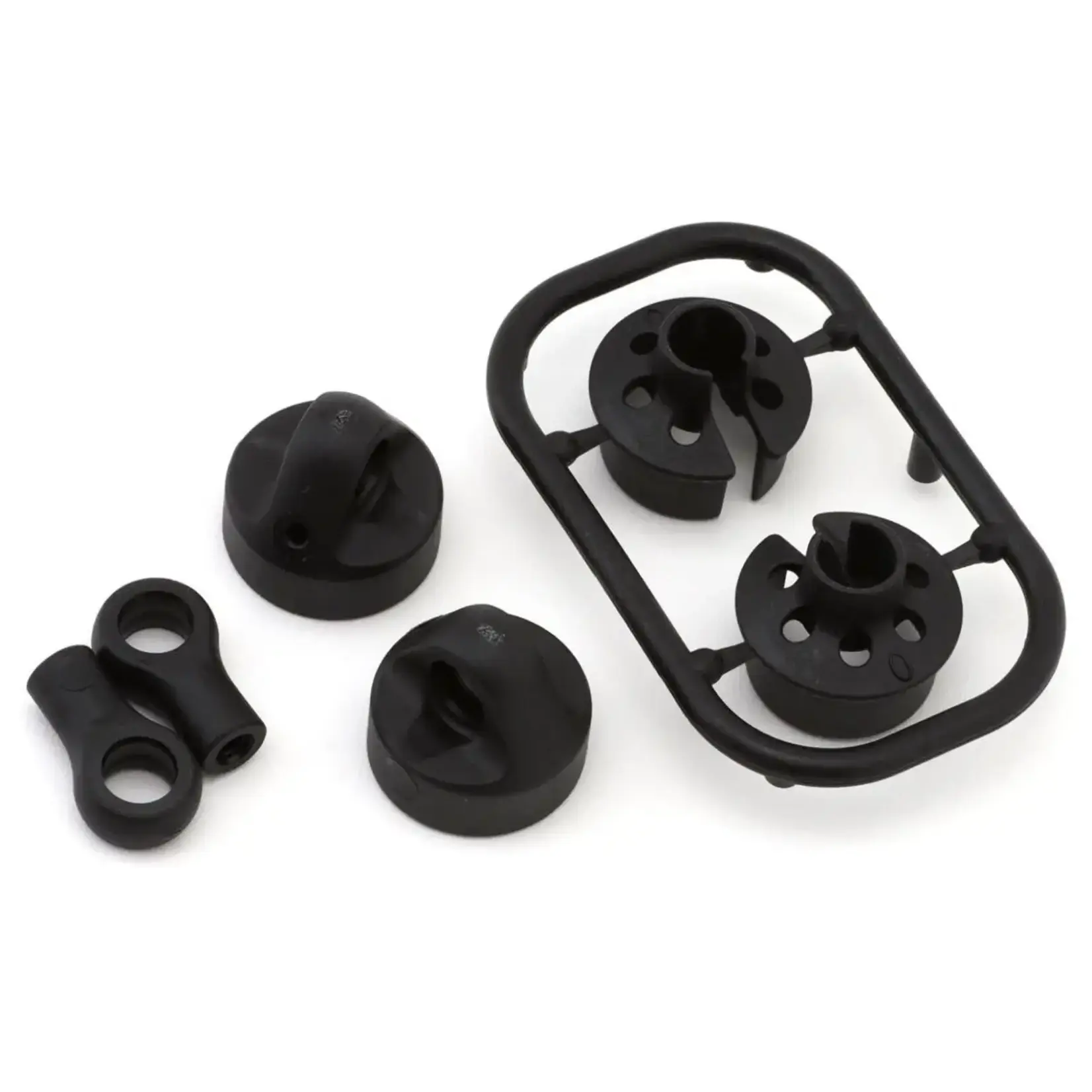 XRay XRA368014-S XRAY XB2D/XB2C 2026 Short Shock Caps, Spring Retainers & Rod Ends Set