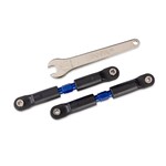 Traxxas TRA7492-BLUE Traxxas VX3 4X4 Turnbuckles Camber Links Or Toe Links Short (Steel Blue) (2)  Slash Or Rustler (Toe Links))
