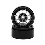 Treal Hobby TLHTWHEEL-62 Treal Hobby Type A 1.9 Spoked Beadlock Wheels (Black) (2)