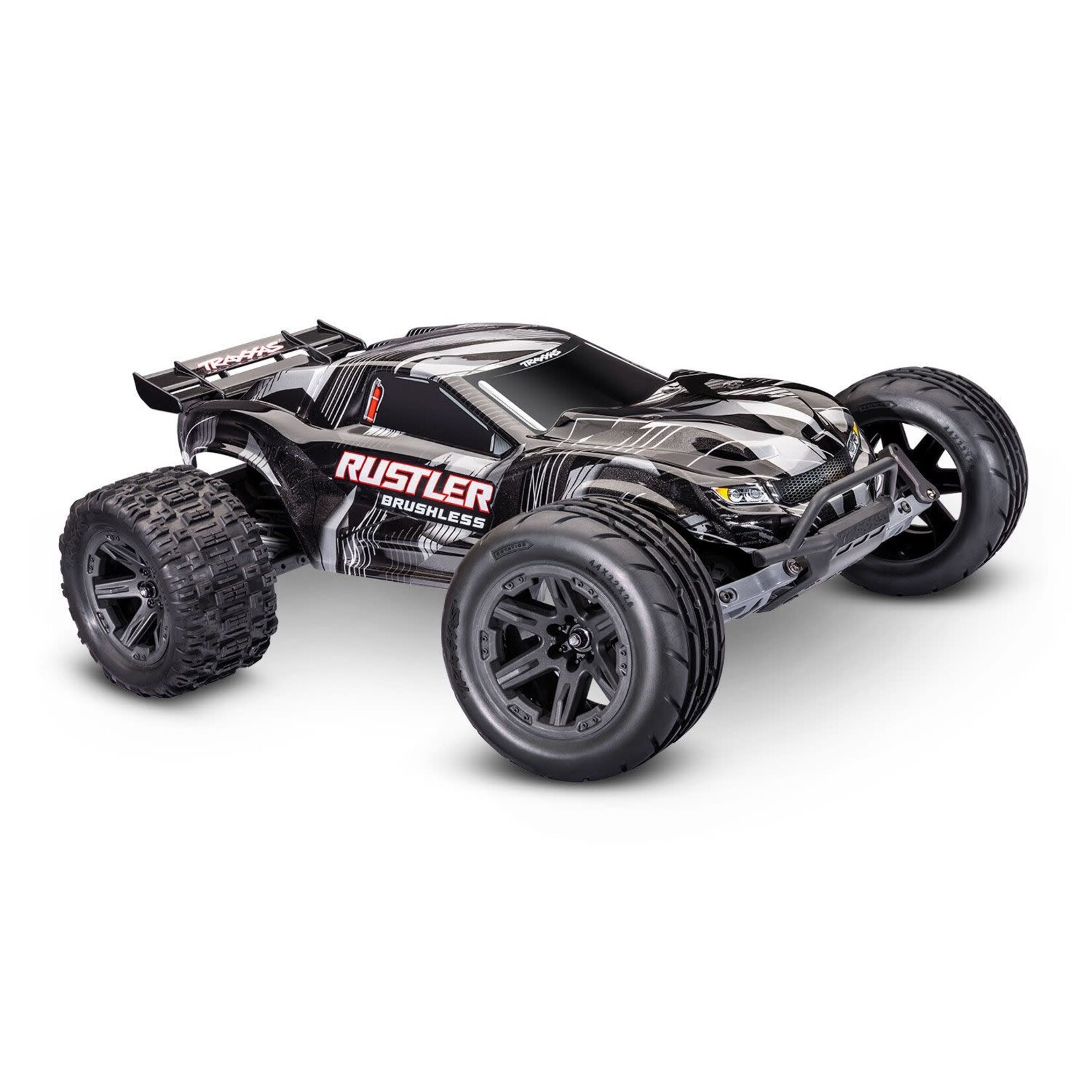 TRA37454-4-BLK Traxxas Rustler 2wd Brushless VX3 Black