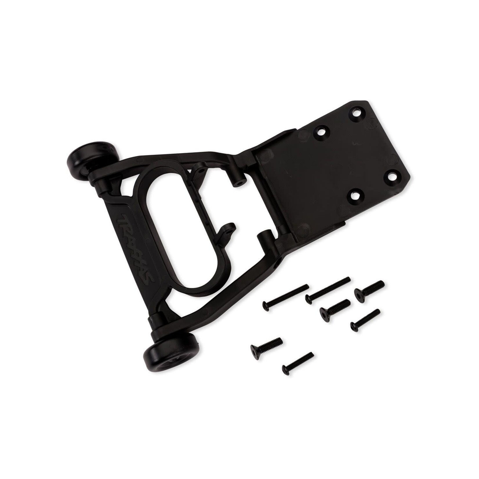 Traxxas TRA3761-BLK Traxxas Rustler 2WD Black Assembled Wheelie Bar & Screws