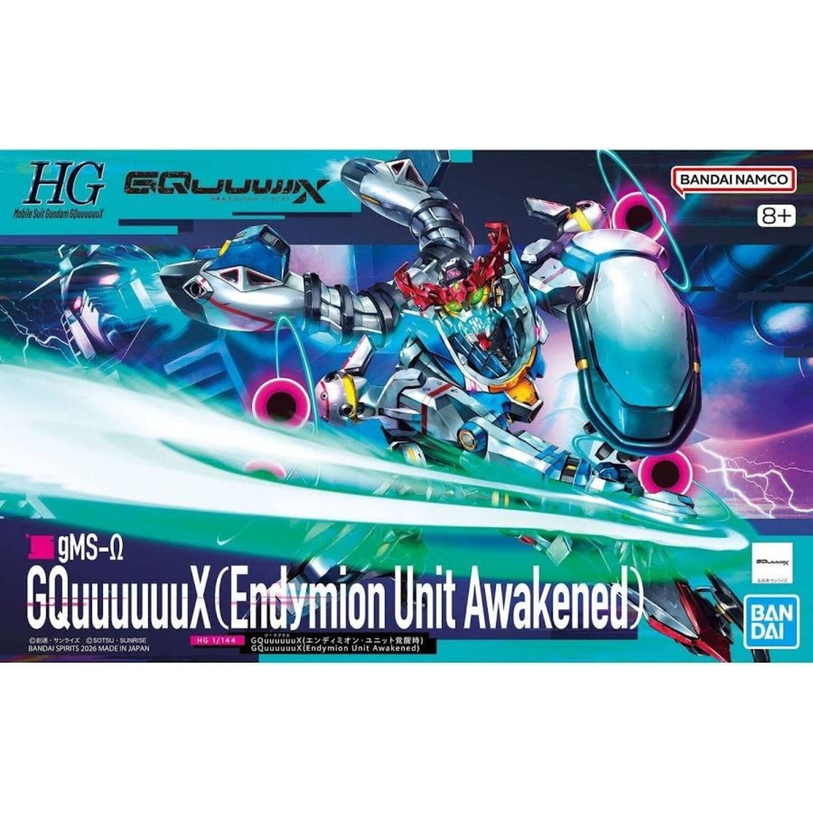 Bandai BAS2794144 Bandai HGGQ 1/144 Endymion Unit Awakening Gundam GQuuuuuuX Plastic Model Kit