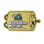 Blockhead Motors Blockhead Motor Sticker [Mirror Gold]