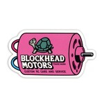 Blockhead Motors BHM1011 Blockhead Motors  Motor Sticker [Pink]