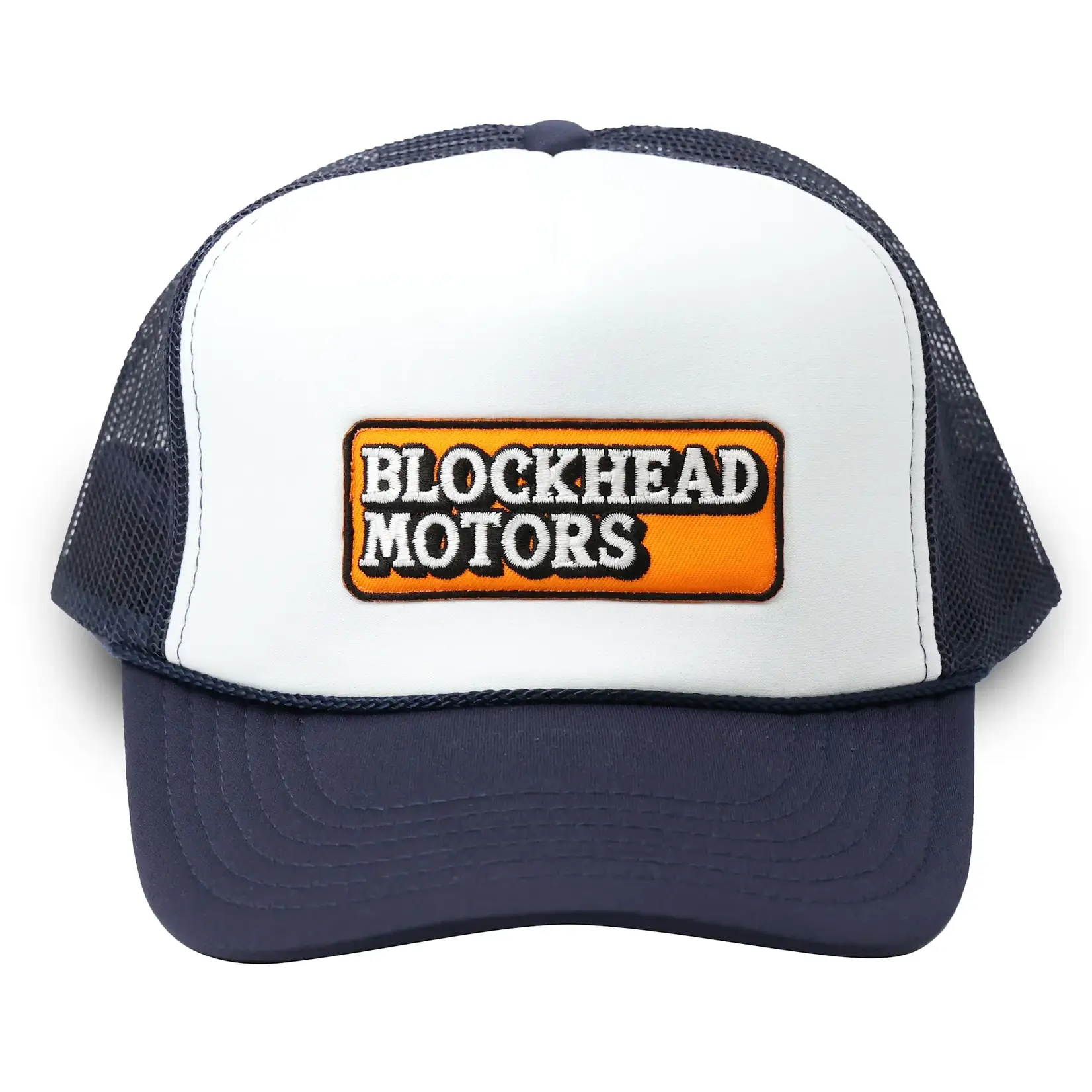 Blockhead Motors Blockhead  MOTORS Mesh Cap Two-Tone / Embroidered Logo Navy