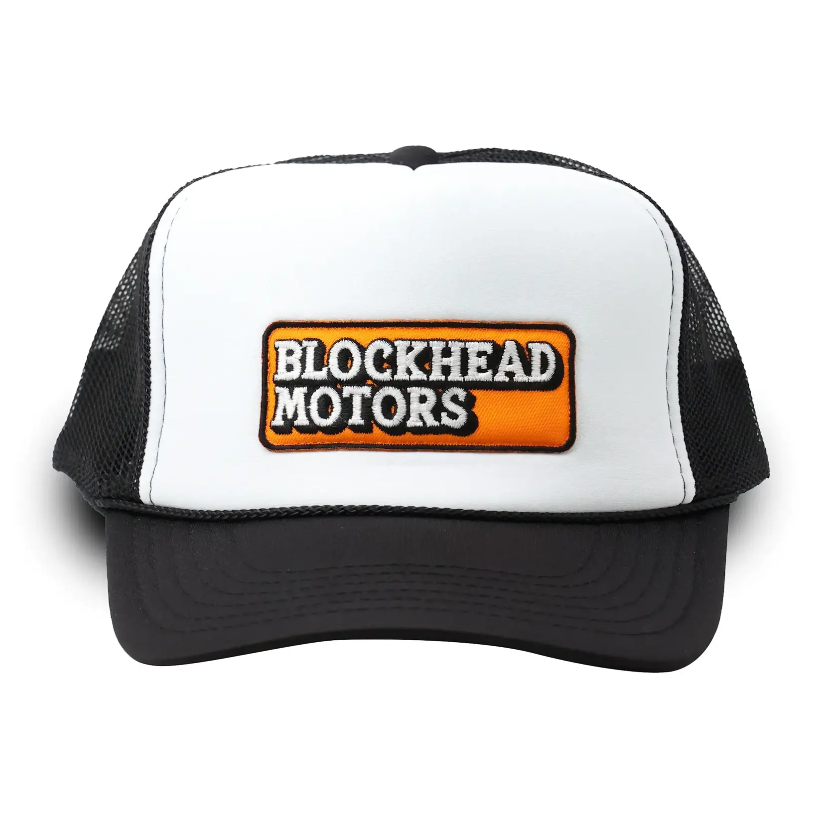 Blockhead Motors Blockhead  MOTORS Mesh Cap Two-Tone / Embroidered Logo Black