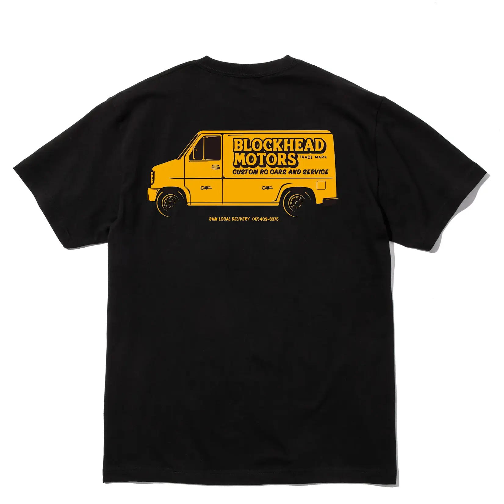 Blockhead Motors Blockhead Delivery Van T-Shirt XX-Large