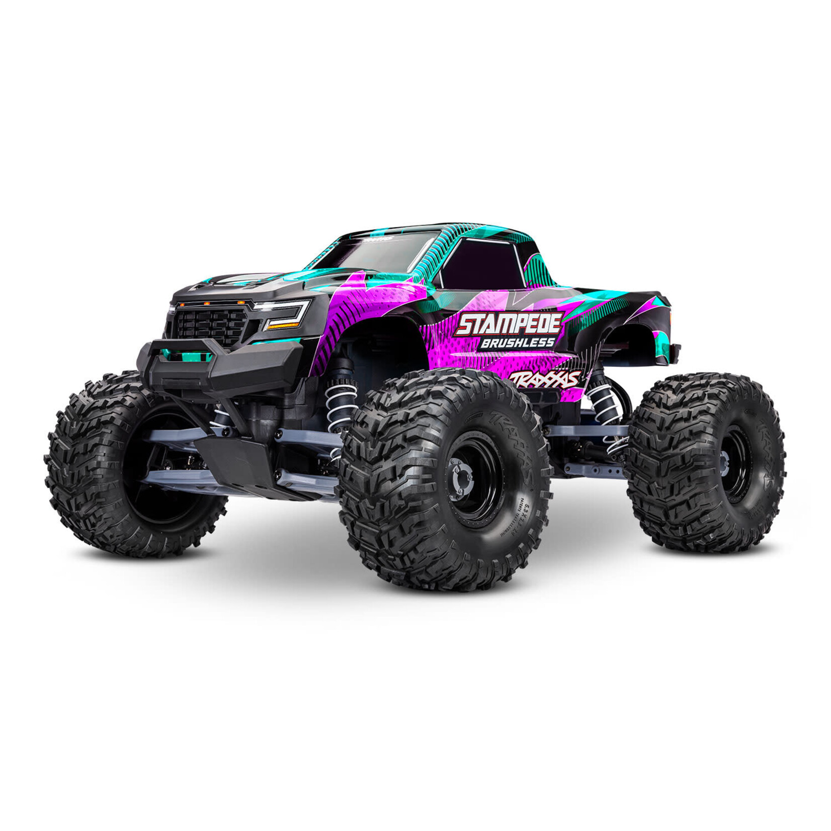 Traxxas TRA136454-4-PINK Traxxas Stampede 2WD VX3 Brushless Pink