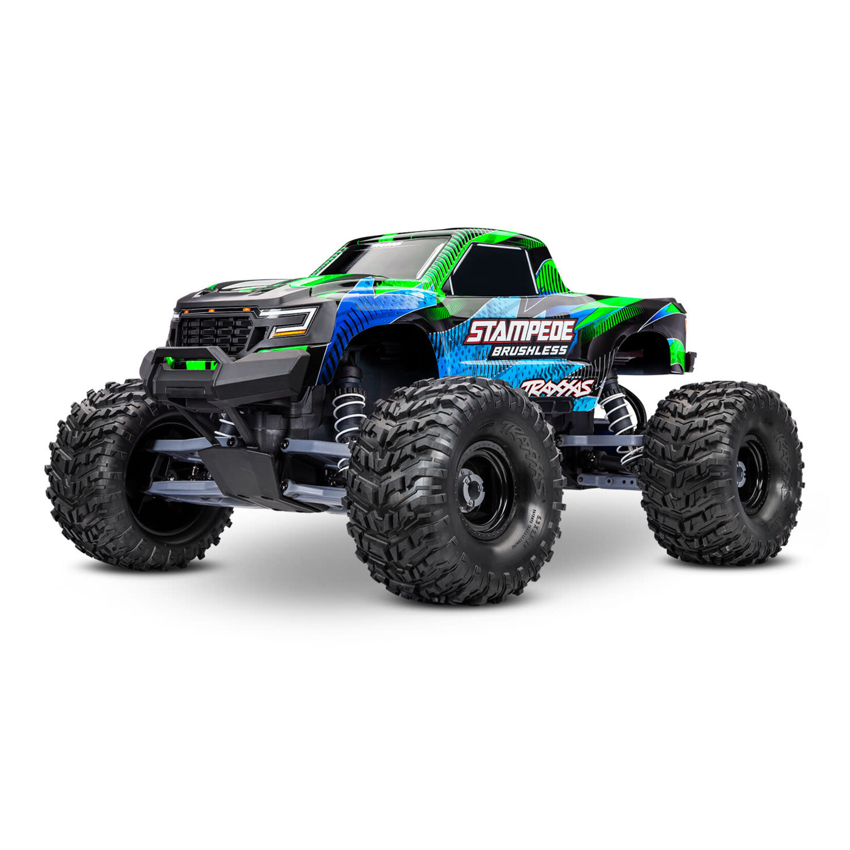 Traxxas TRA136454-4-GRN Traxxas Stampede 2WD VX3 Brushless Green