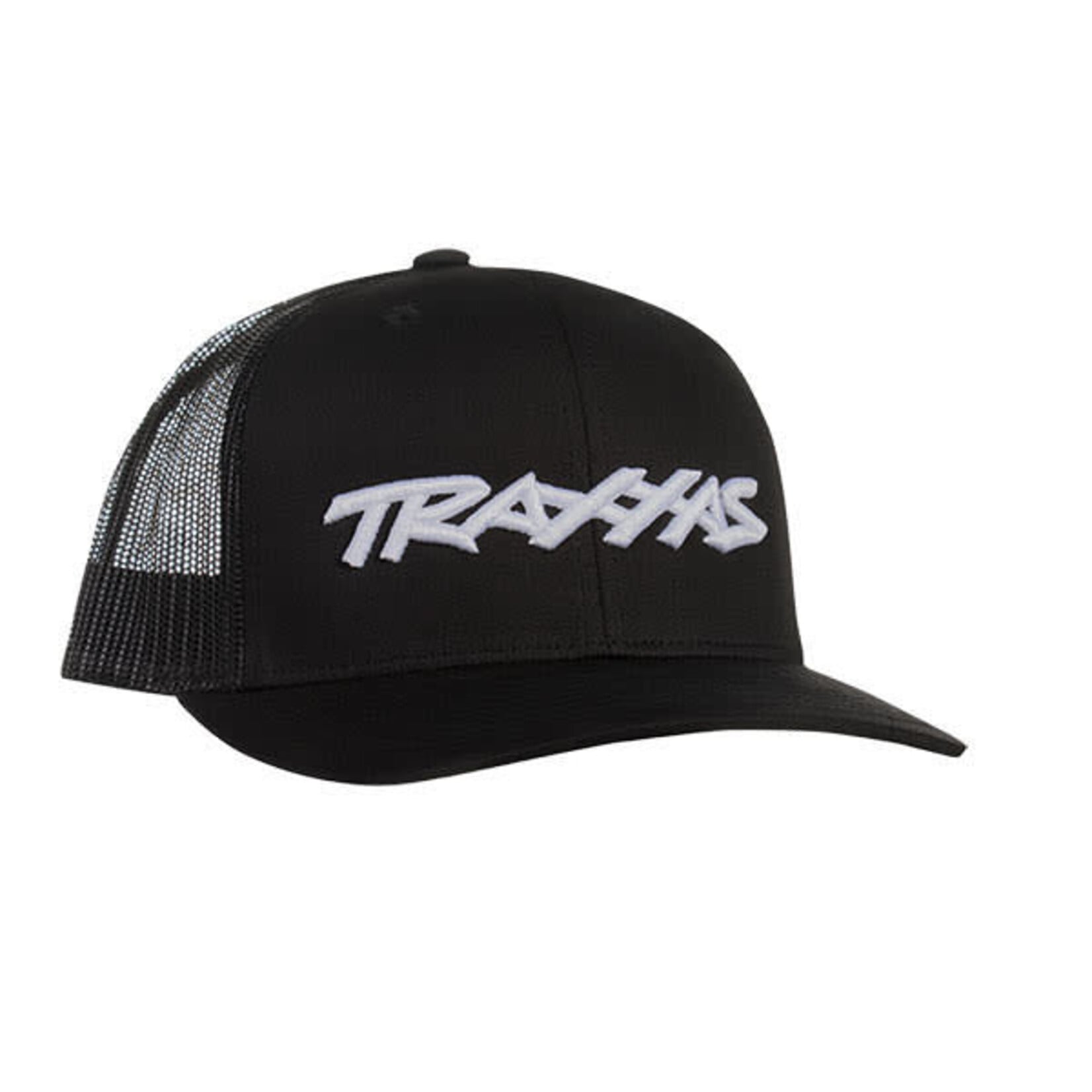 Traxxas TRA1182-BLK Traxxas Black Curved-Bill Hat w/ White Logo