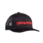 Traxxas TRA1182-BLR Traxxas Black Curved-Bill Hat w/ Red Logo