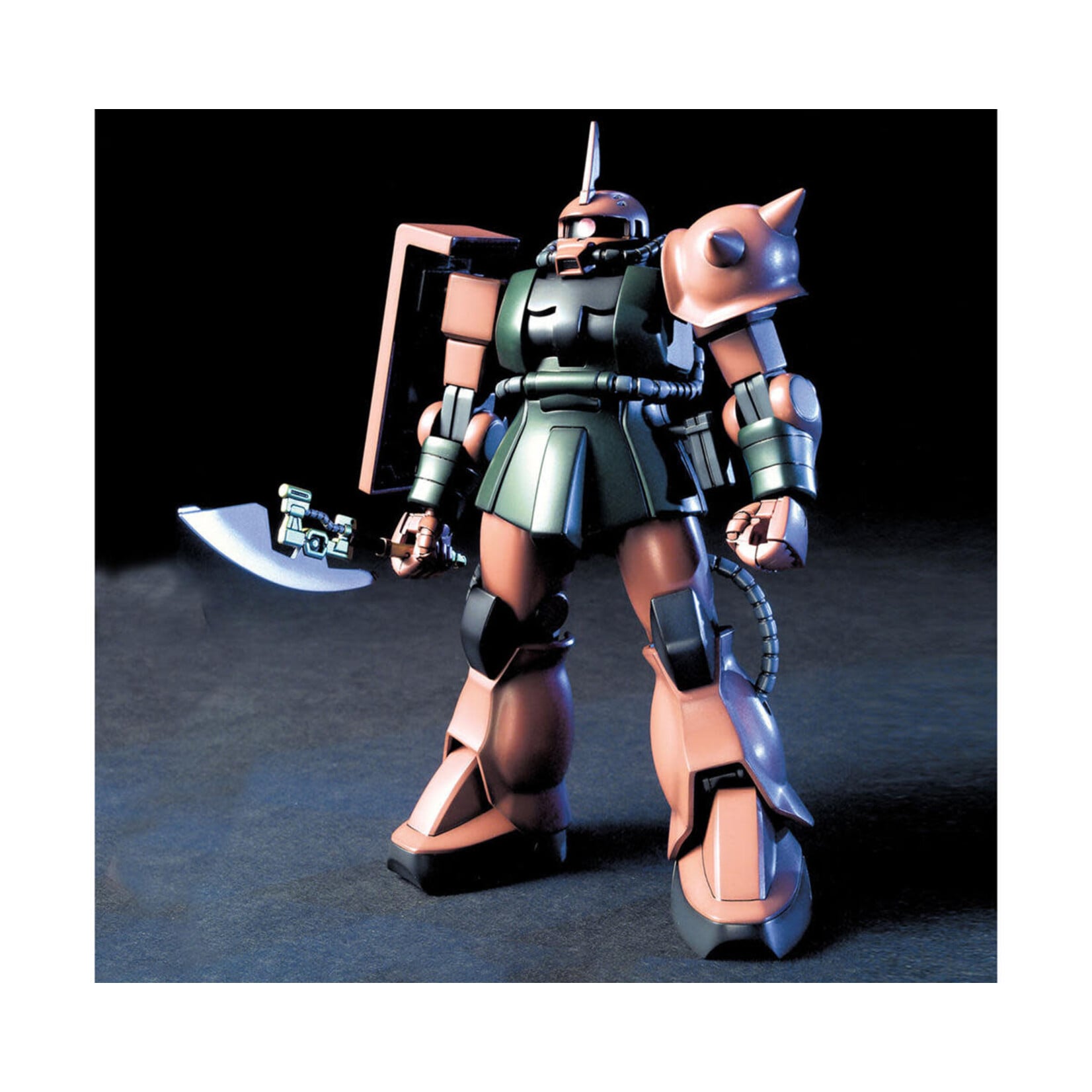 Bandai BAS1113551 Bandai 1/144 HGUC #34 MS-06FS Zaku II (Garma Custom) Mobile Suit Gundam Plastic Model Kit