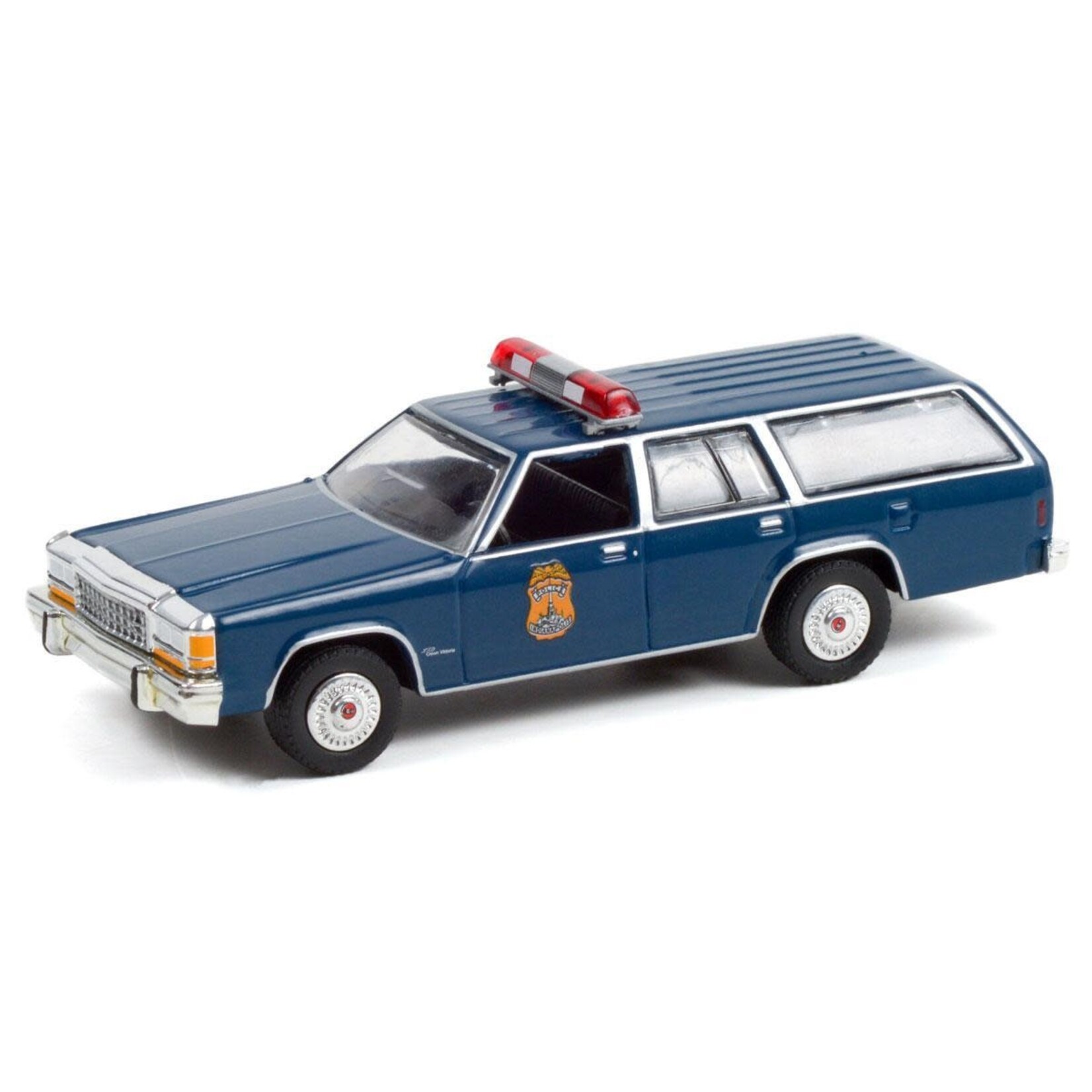 Greenlight GLT36040-F Greenlight 1984 Ford LTD Crown Victoria Wagon Indianapolis Metropolitan Police Department Estate Wagons Series 7