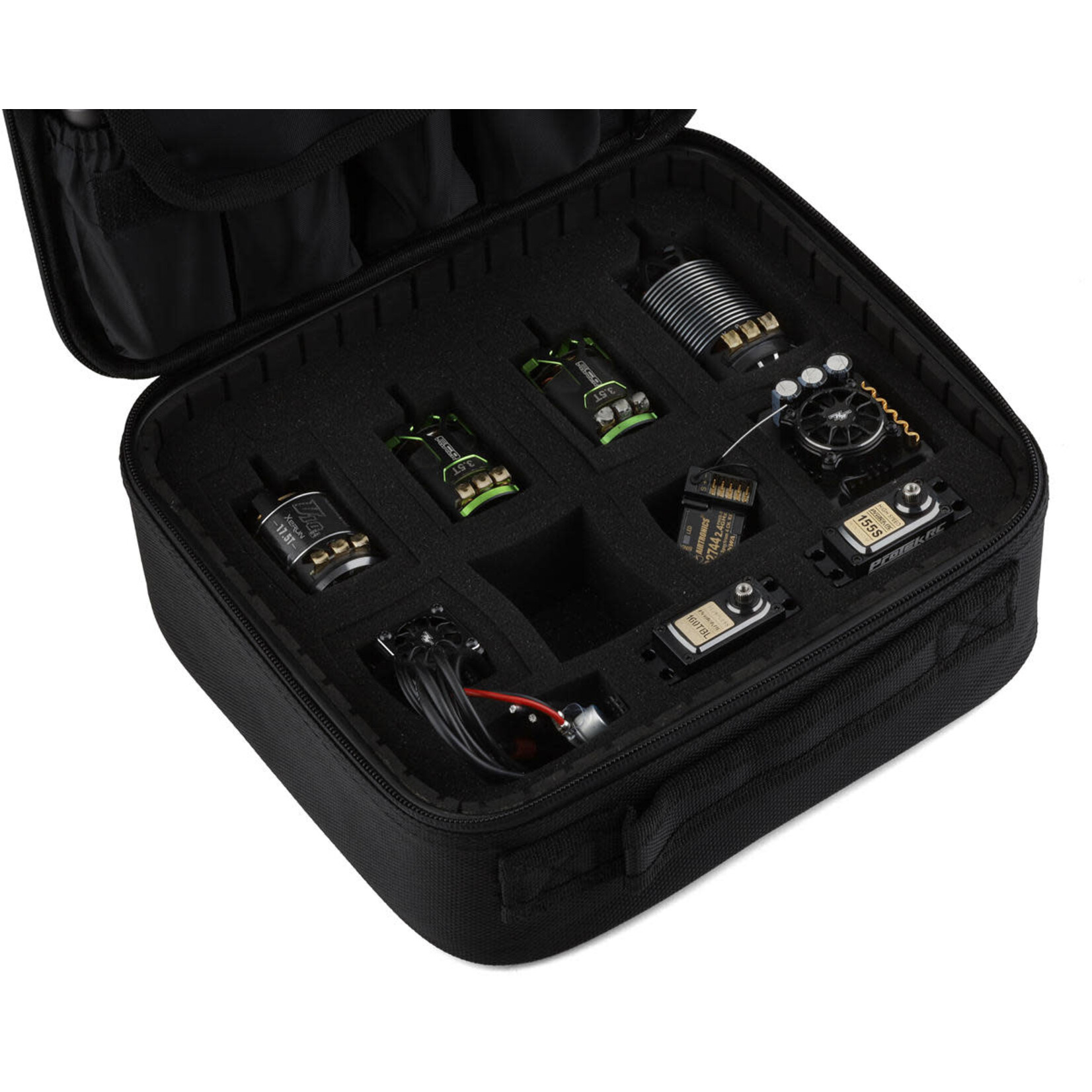 Koswork KOS32418 Koswork 260x230x95mm Hard Frame Motor/ESC/Servo/Receiver Bag (w/foam)