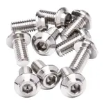 1UP 1UP-72204-10 1up Racing Pro Duty Titanium Screws - LowPro Head - M2.5x4