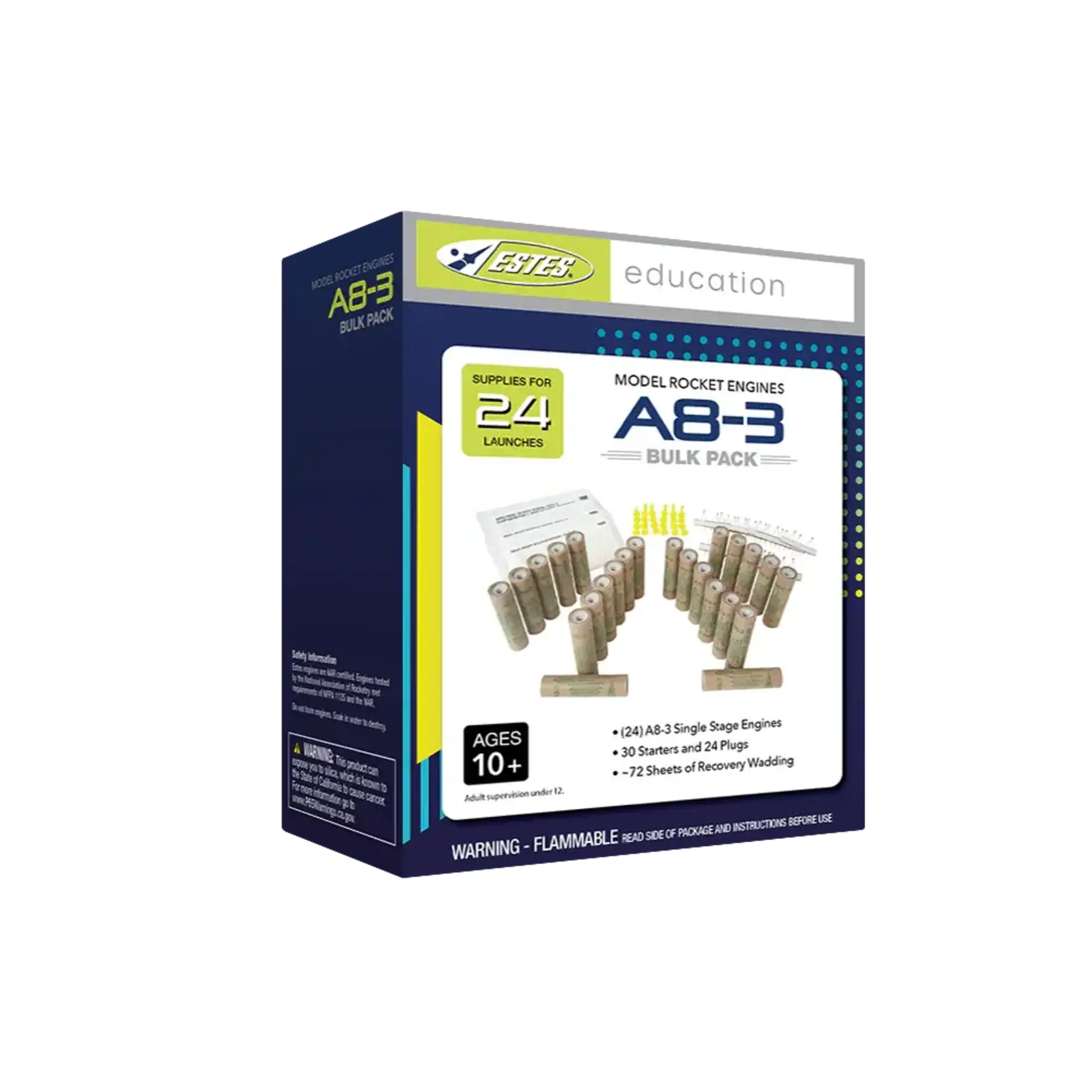 Estes EST1781 Estes A8-3 Engine Bulk Pack (24)