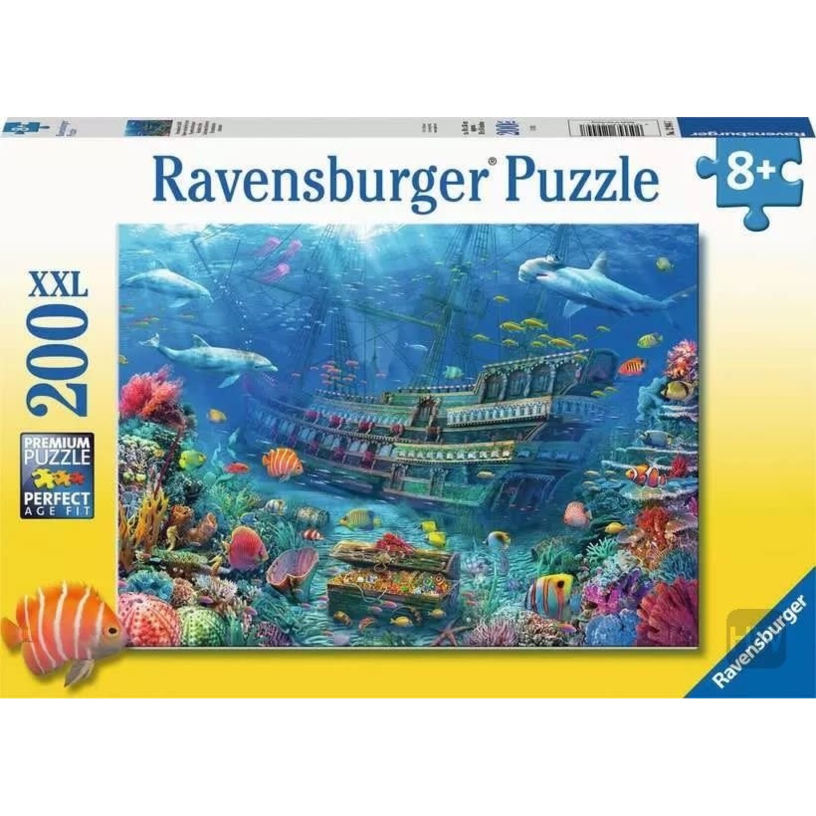 Ravensburger RVB12944 Ravensburger Underwater Discovery Jigsaw Puzzle (200pcs XXL)