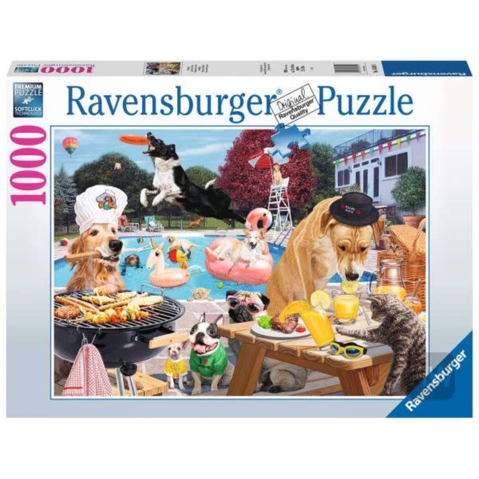 Ravensburger RVB12000546 Ravensburger Dog Days of Summer Jigsaw Puzzle (1000pcs)