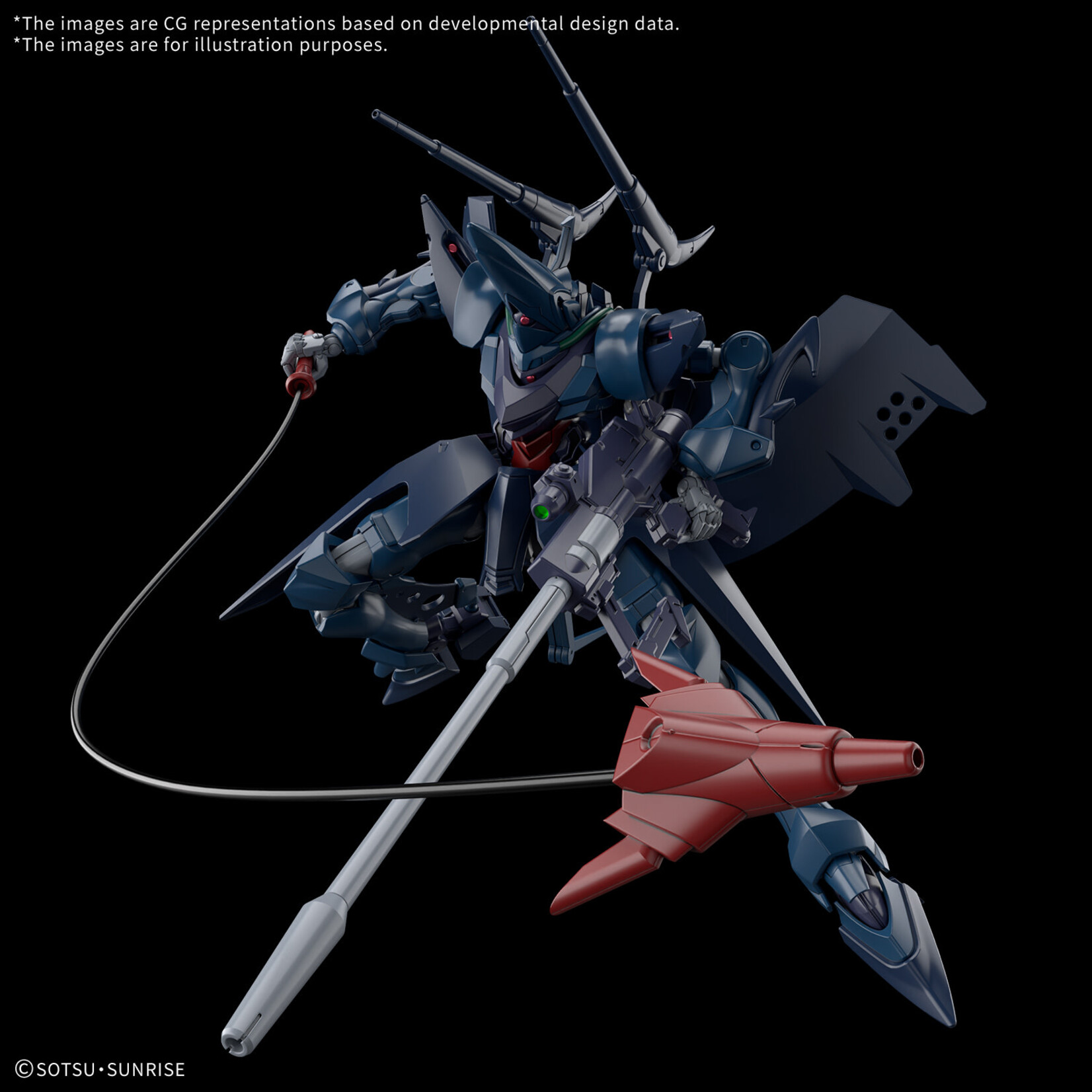 Bandai BAN2836582 Bandai HG #15 Hambrabi (GQ) "Mobile Suit Gundam GQuuuuuuX"