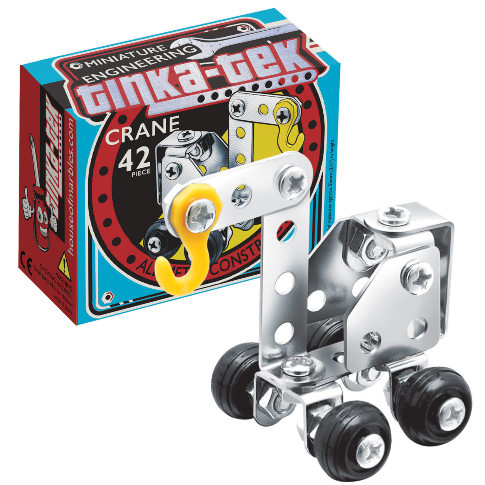Tinka-Tek Crane Tinka-Tek Mini Engineering Kit 42 Pieces