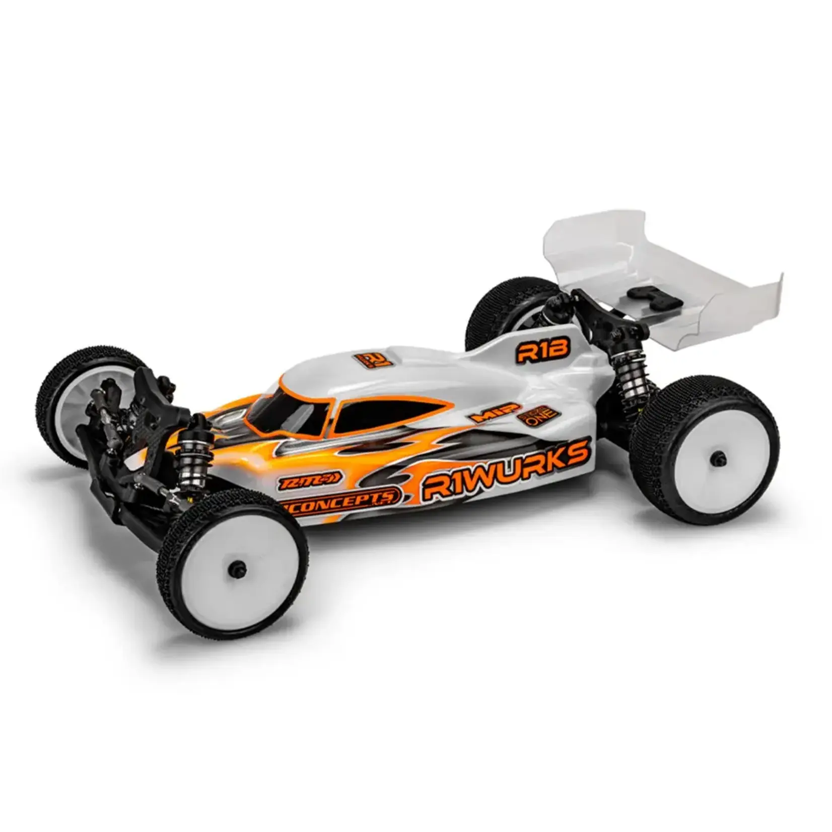 JConcepts JCO0757L JConcepts R1 R1B Mark 1 "Striker" 2WD Buggy Body w/6.5" Aero Wing (Clear) (Light Weight)