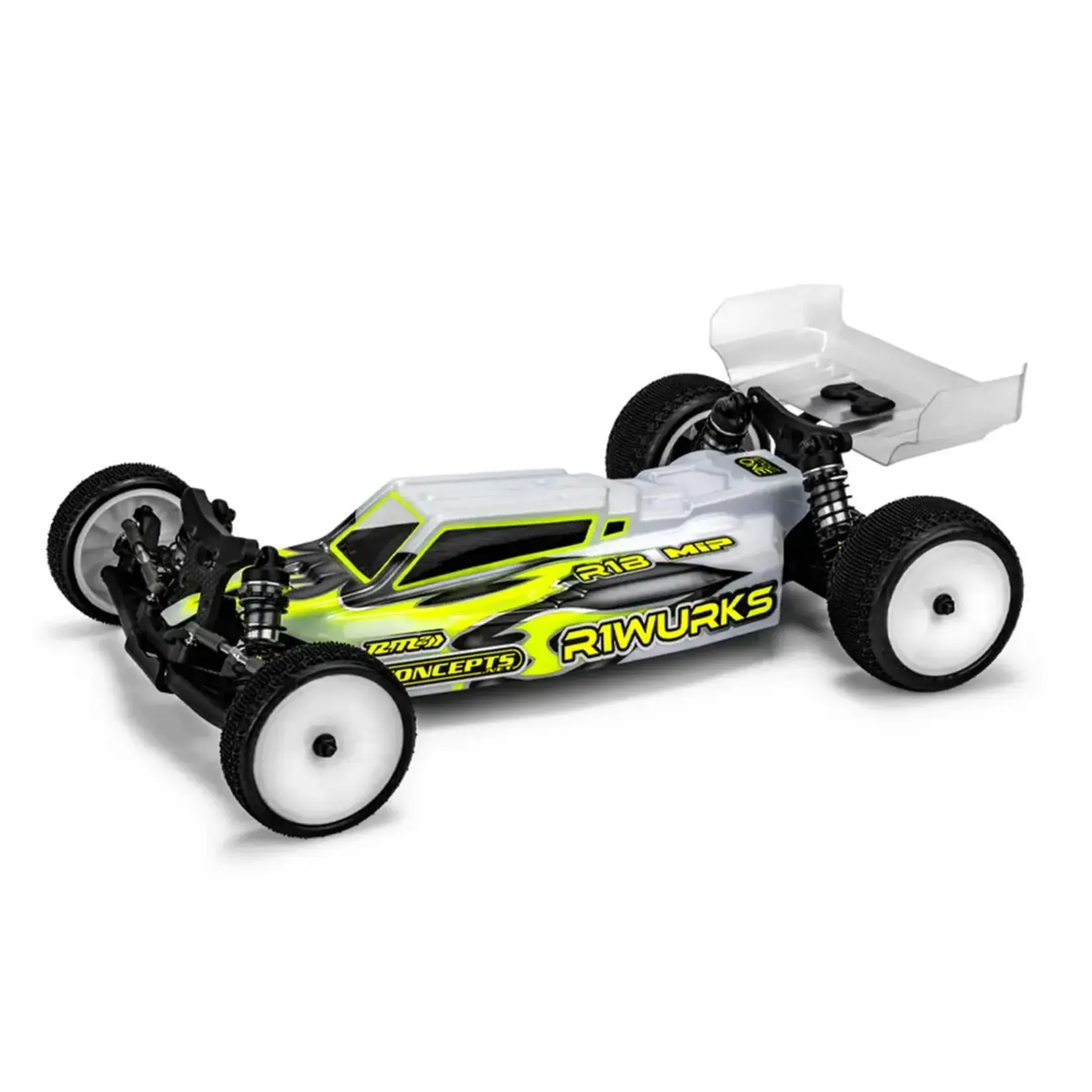JConcepts JCO0756L JConcepts R1 R1B Mark 1 "F2" 2WD Buggy Body w/6.5" Aero Wing (Clear) (Light Weight)