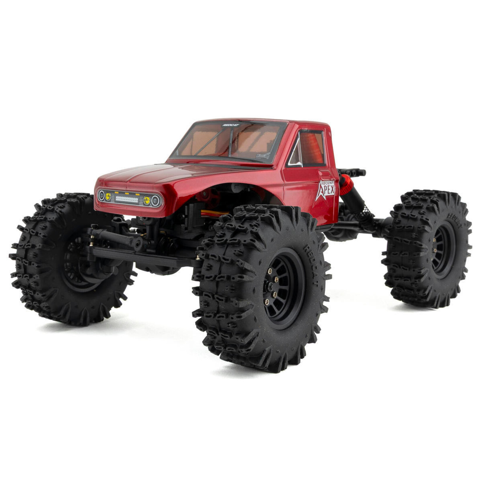 Redcat Racing RER42219 Redcat Ascent-18 Apex 1/18 4WD RTR Brushless Rock Crawler (Red)