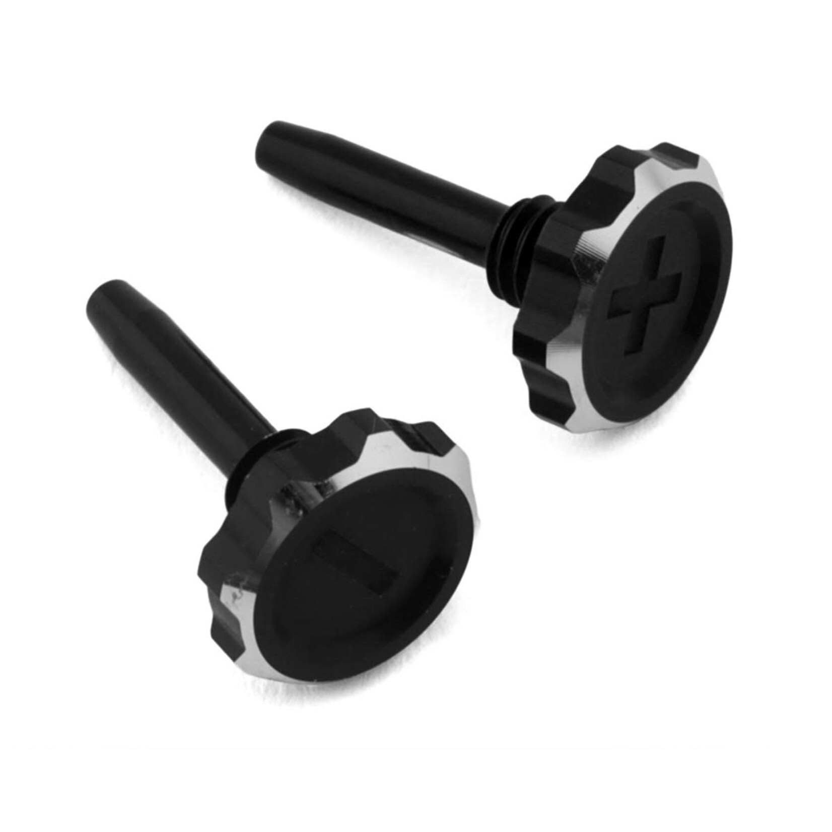 1UP 1UP19490 1UP Racing "Lockdown" Adjustable Bullet Plug Grips (Black/Black)