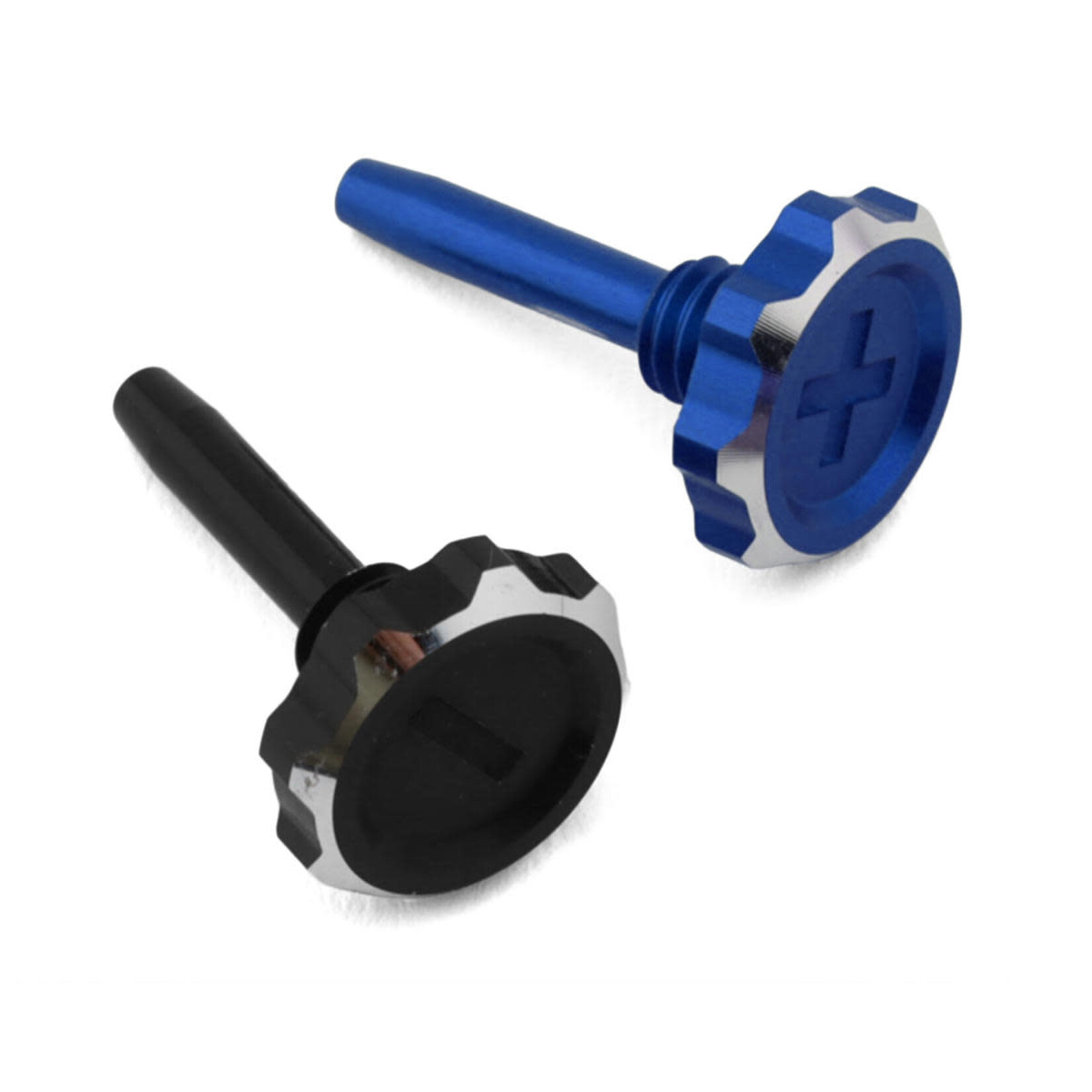 1UP 1UP19491 1UP Racing "Lockdown" Adjustable Bullet Plug Grips (Blue/Black)