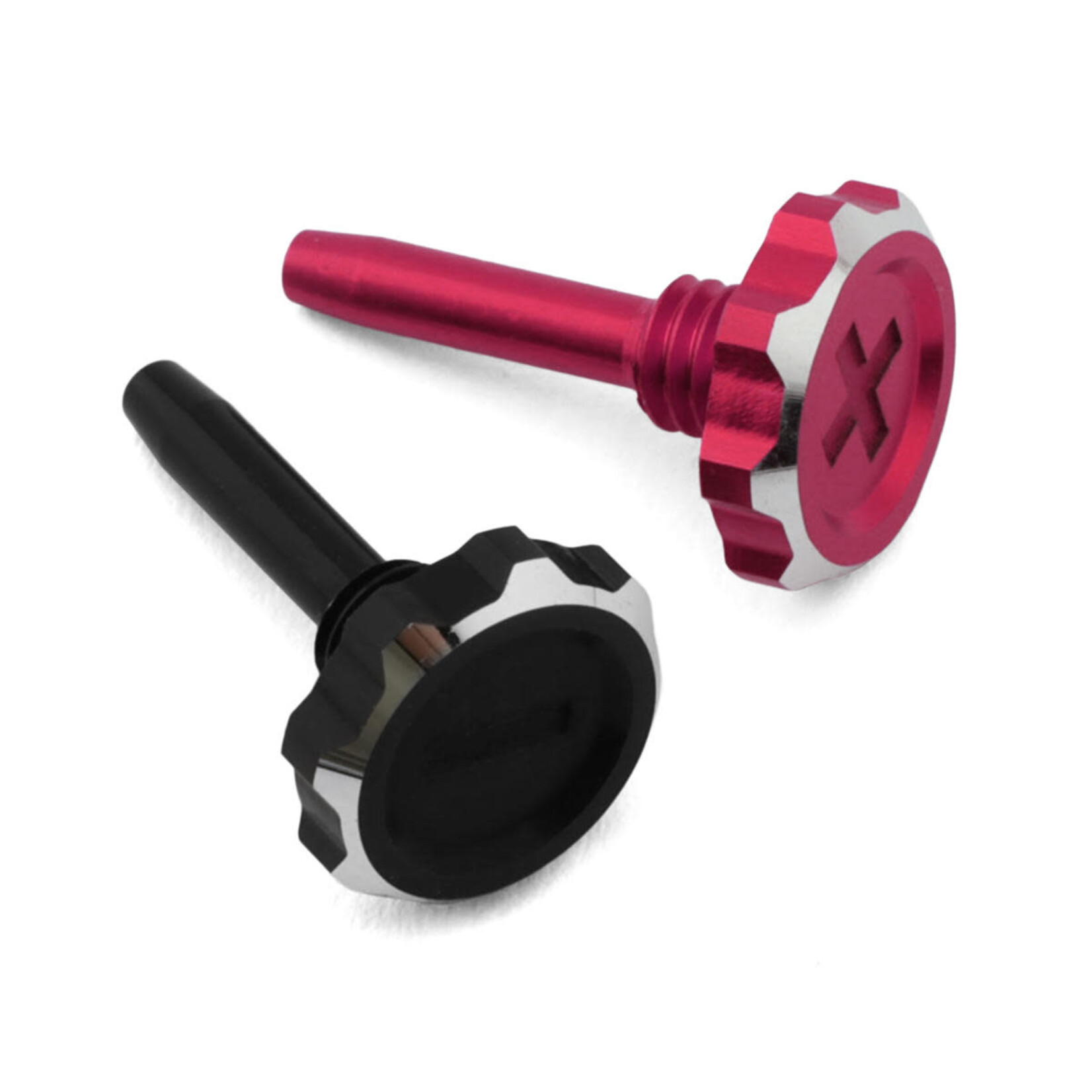 1UP 1UP19494 1UP Racing "Lockdown" Adjustable Bullet Plug Grips (Pink/Black)