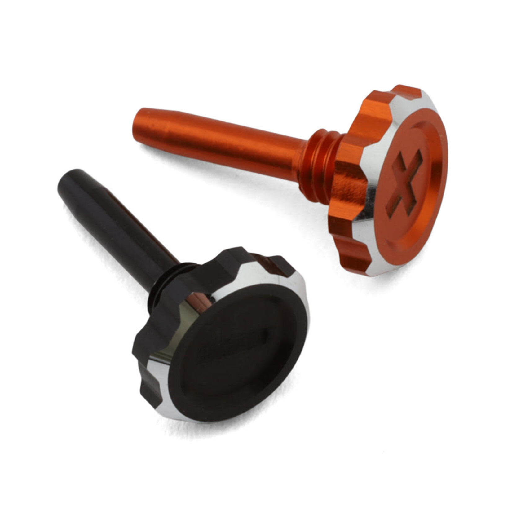 1UP 1UP19496 1UP Racing "Lockdown" Adjustable Bullet Plug Grips (Orange/Black)