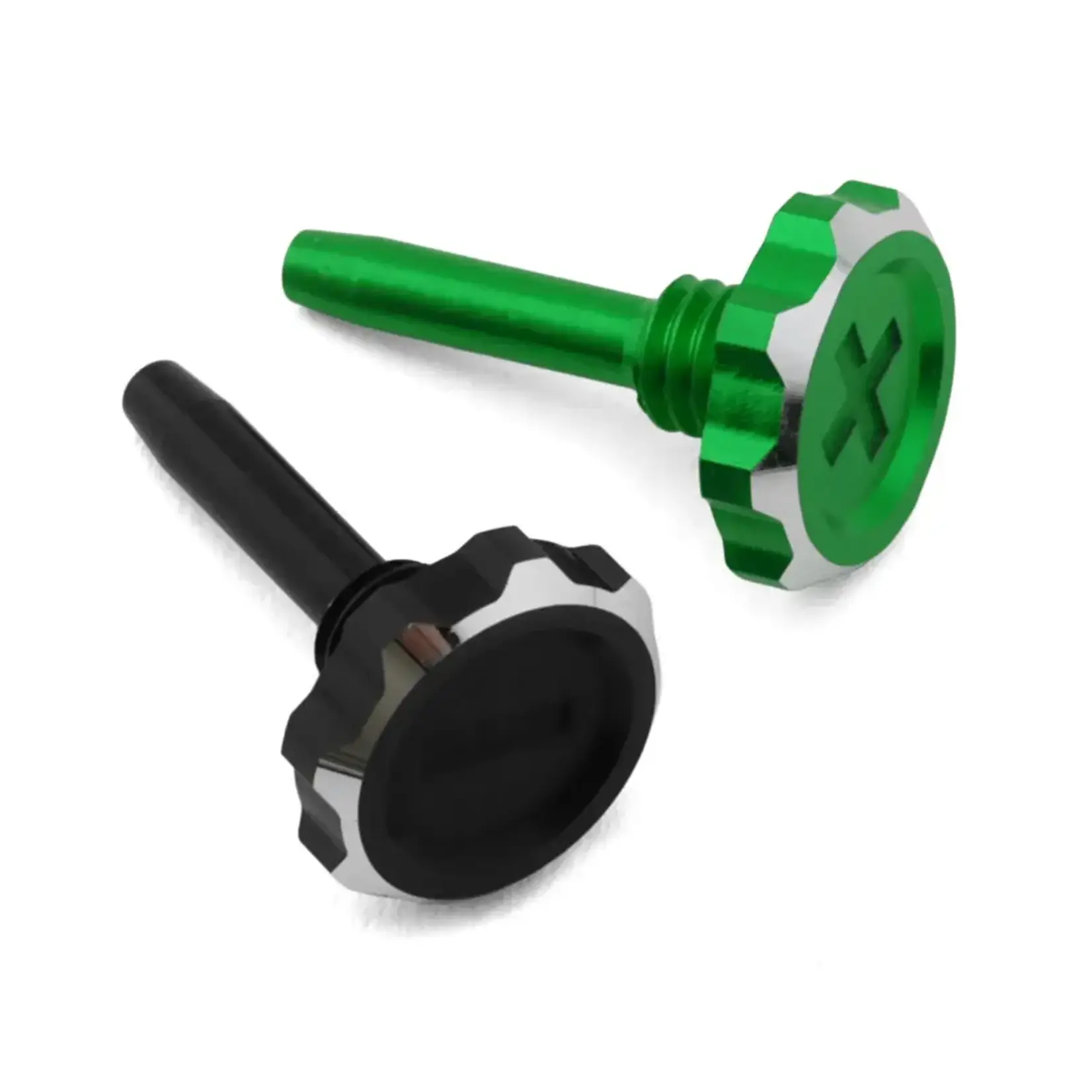 1UP 1UP19498 1UP Racing "Lockdown" Adjustable Bullet Plug Grips (Green/Black)