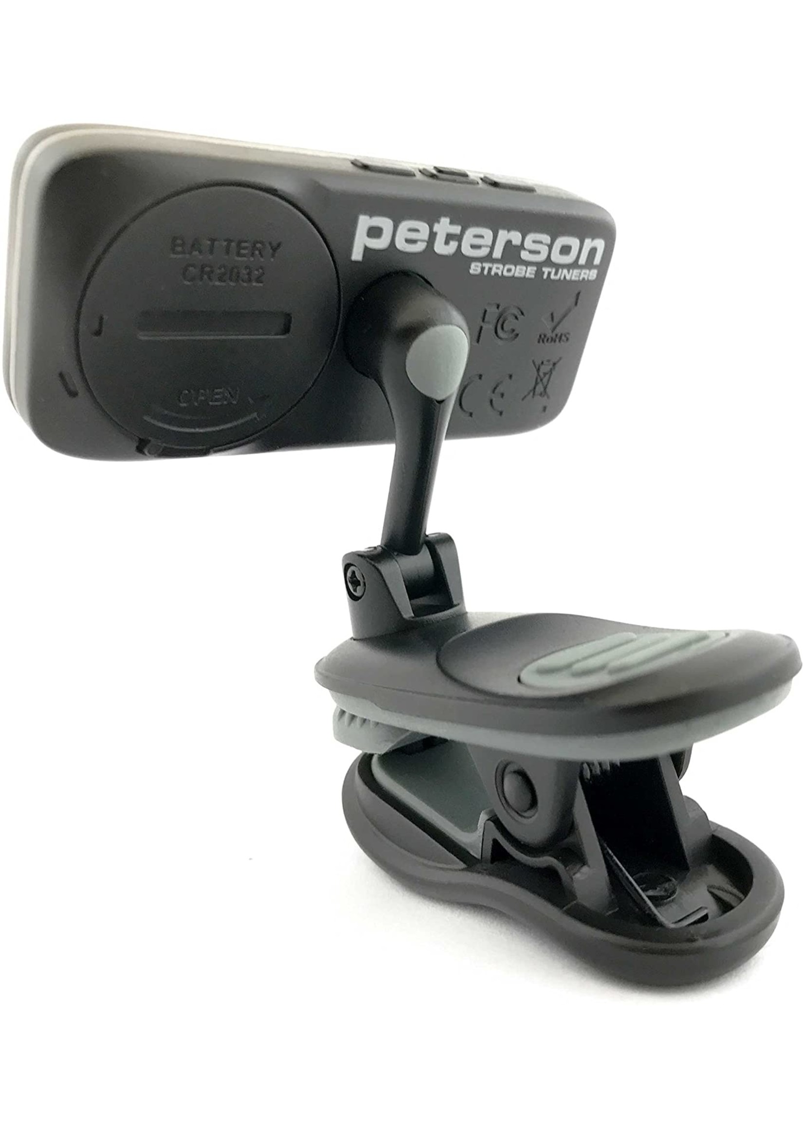 Peterson Peterson StroboClip HD Clip-On Tuner | Guitar, Bass, Violin, Ukulele, Harp, Brass, Woodwind, Orchestral