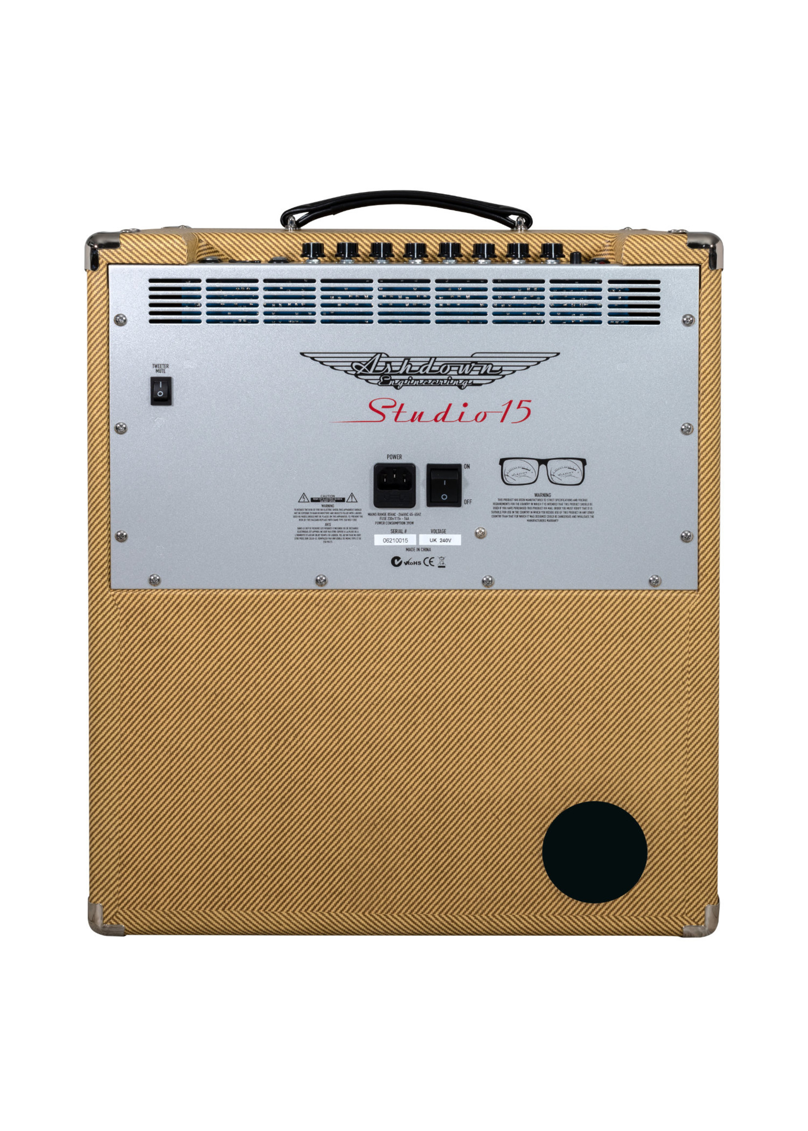 Ashdown Ashdown TW-Studio15 25th Anniversary Studio 15 Tweed Combo Amplifier