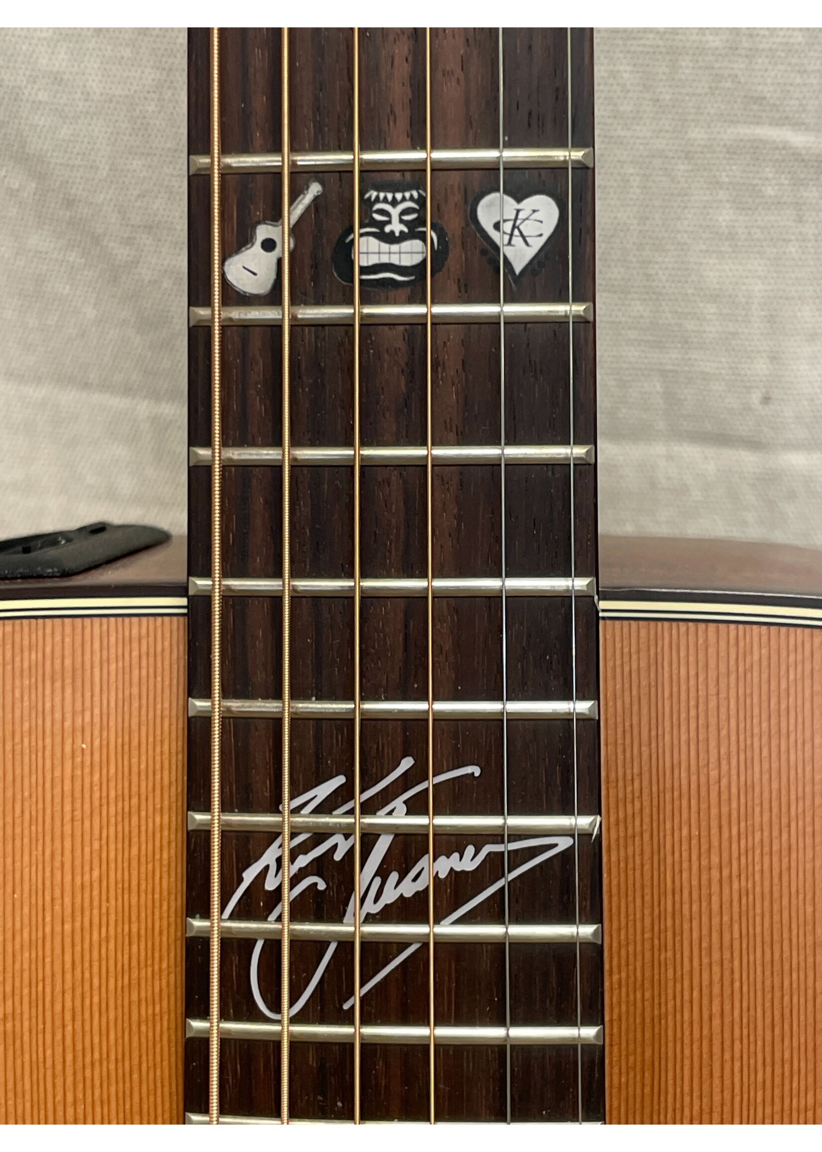Takamine Takamine KC70 Signature Series Kenny Chesney Model OM Acoustic/Electric Guitar 2010s - Natural