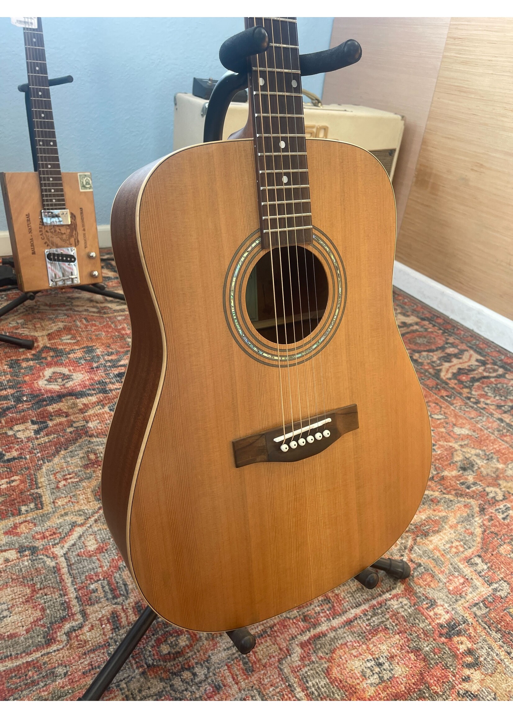 Teton Teton STS105NT Cedar/Mahogany Dreadnaught Acoustic, NCI