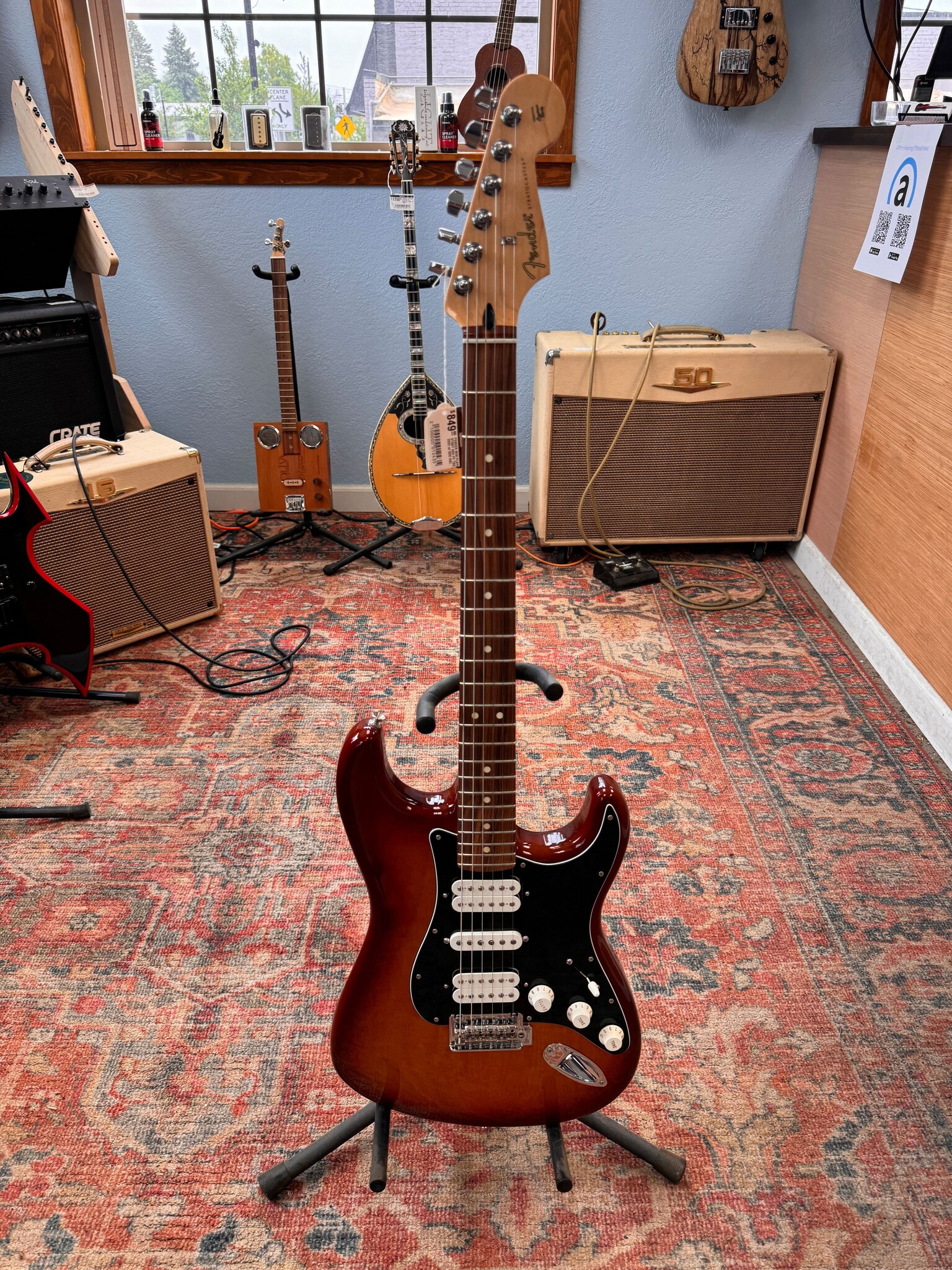 Fender Player Series HSH MOD バッグ付き Fender Player Stratocaster HSH Sage Green Metallic
