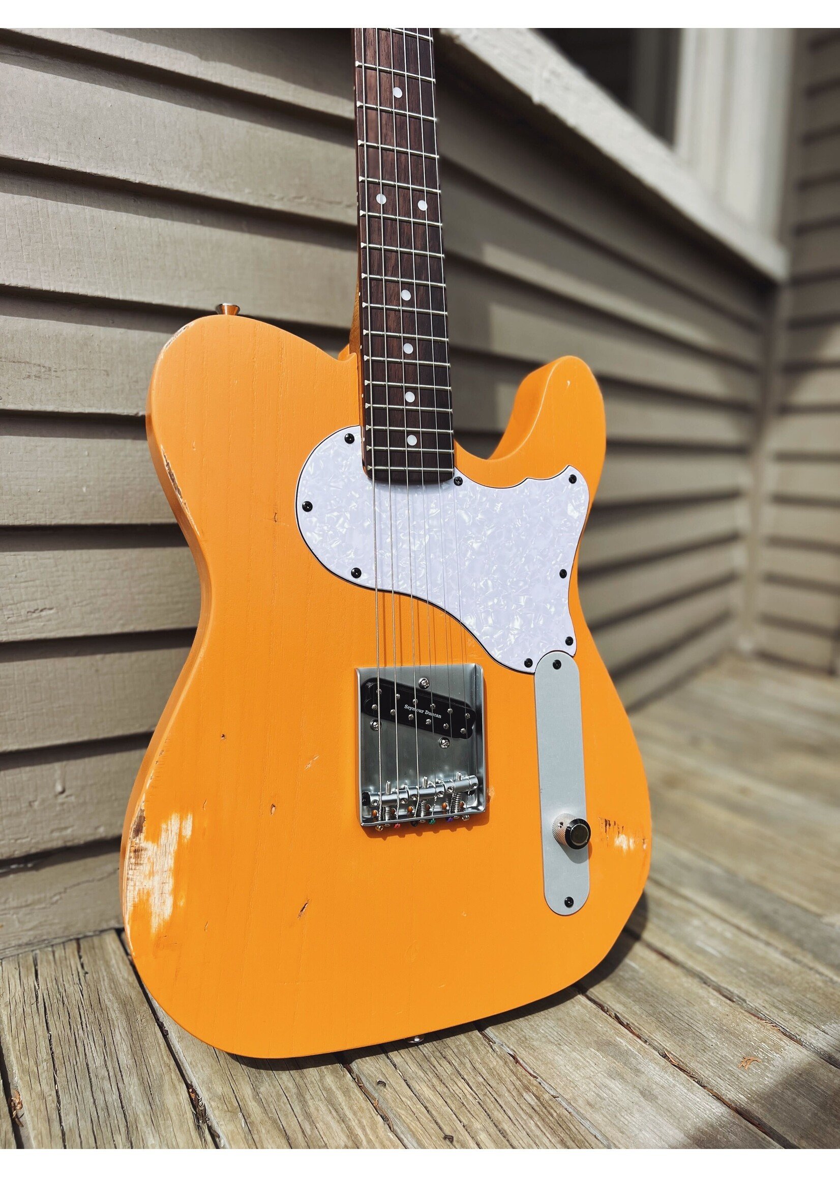 1919 Guitars 1919 Tudor I, Orange Cream Relic, NEW with Mono M80 Bag