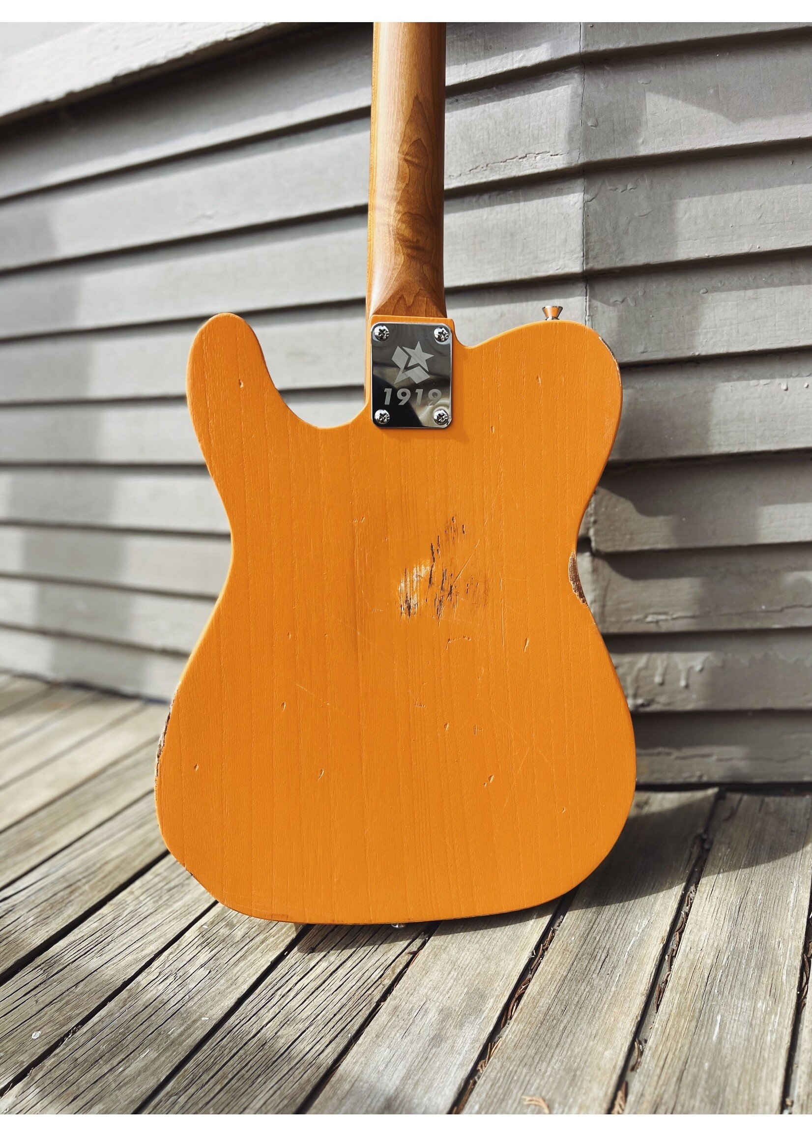1919 Guitars 1919 Tudor I, Orange Cream Relic, NEW with Mono M80 Bag