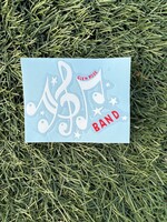 Music Notes Band Decal