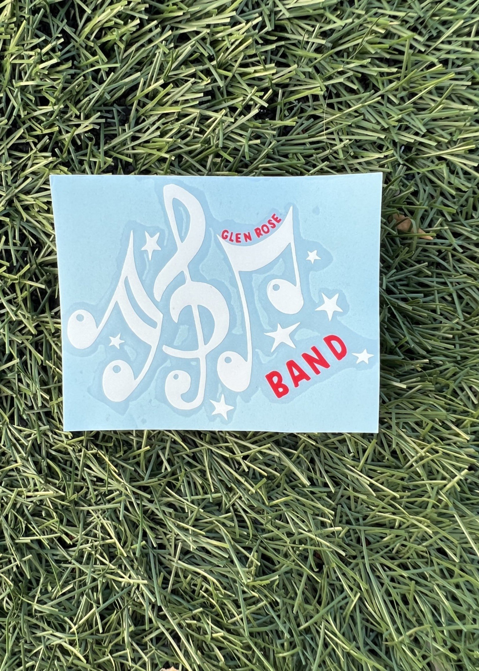 Music Notes Band Decal