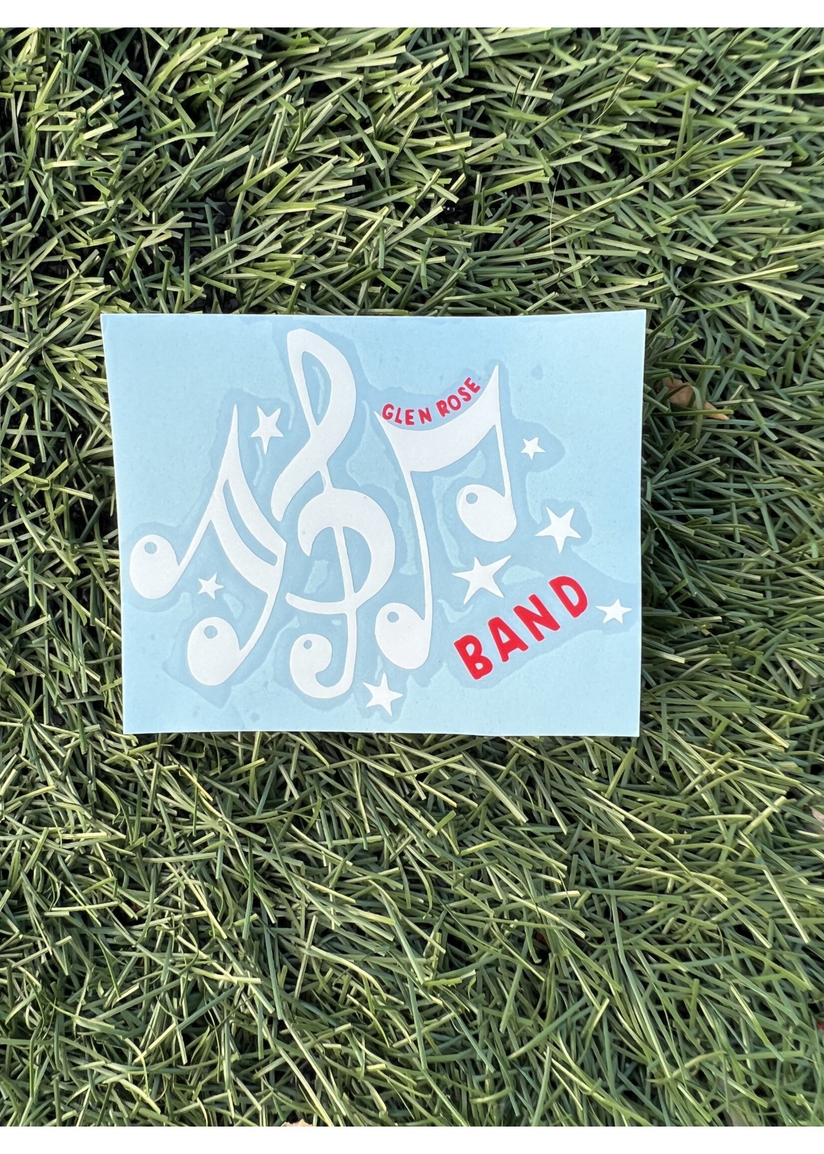 Music Notes Band Decal